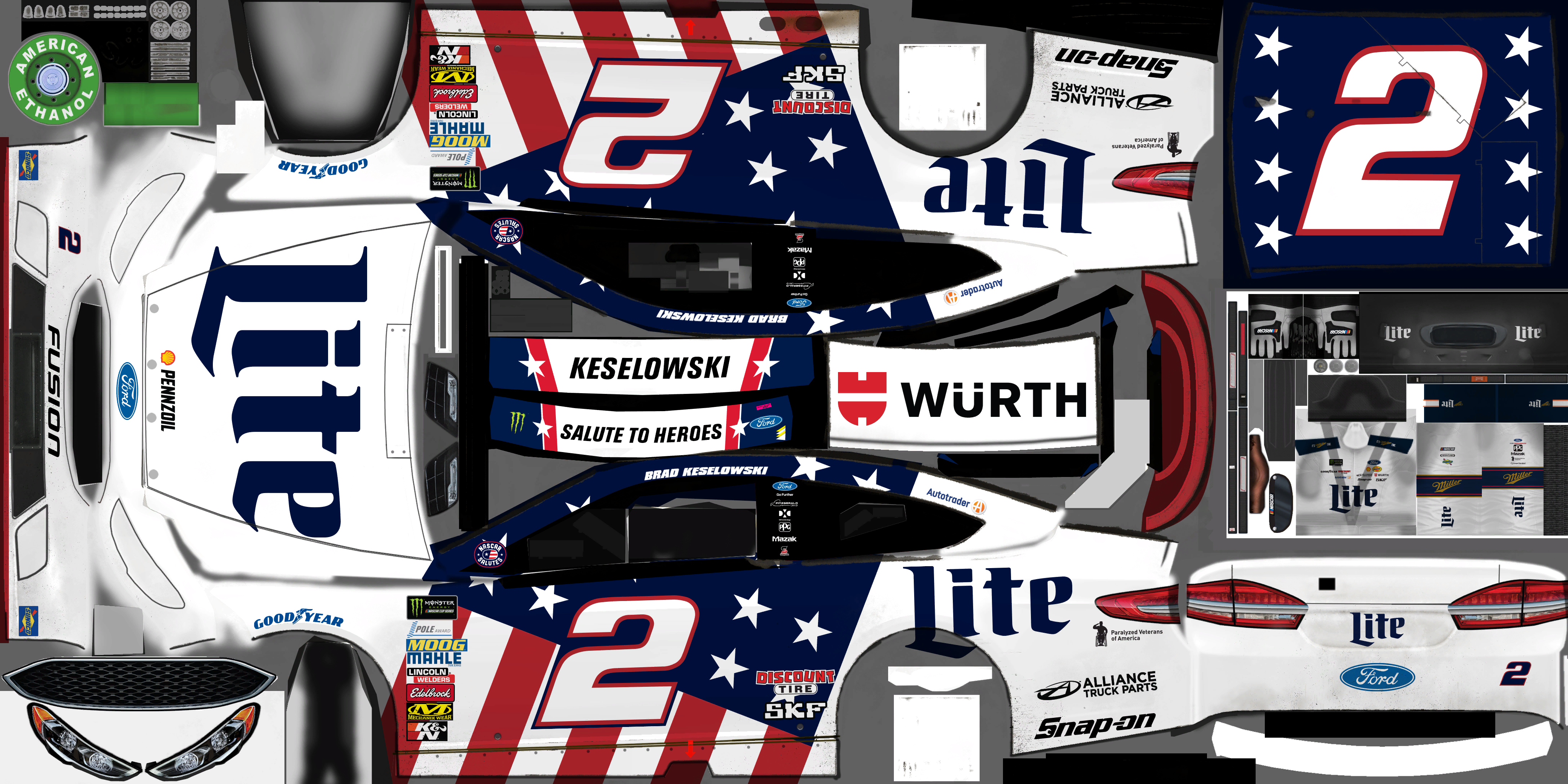 #2 Brad Keselowski (Charlotte)