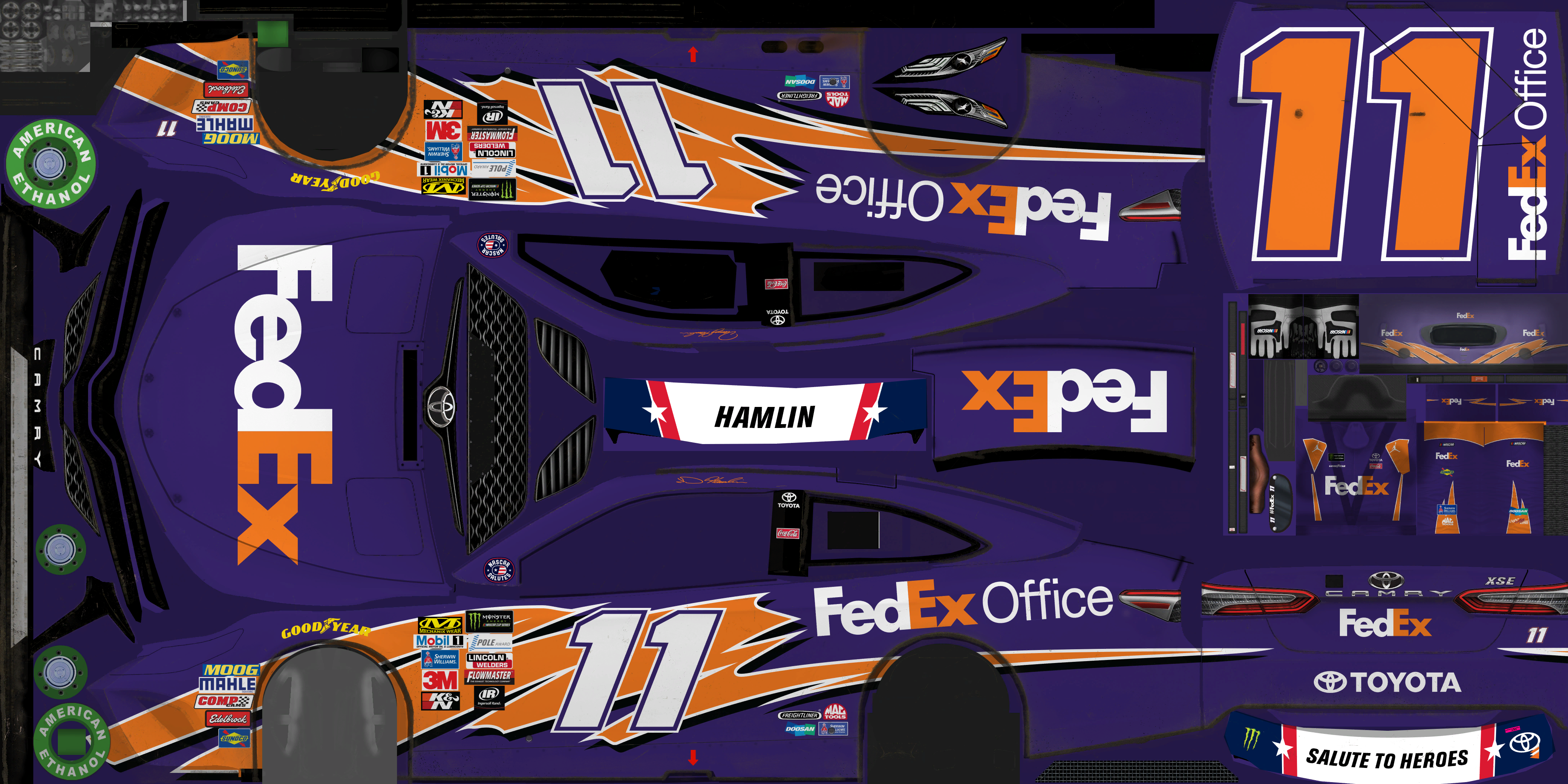 NASCAR Heat 2 - #11 Denny Hamlin