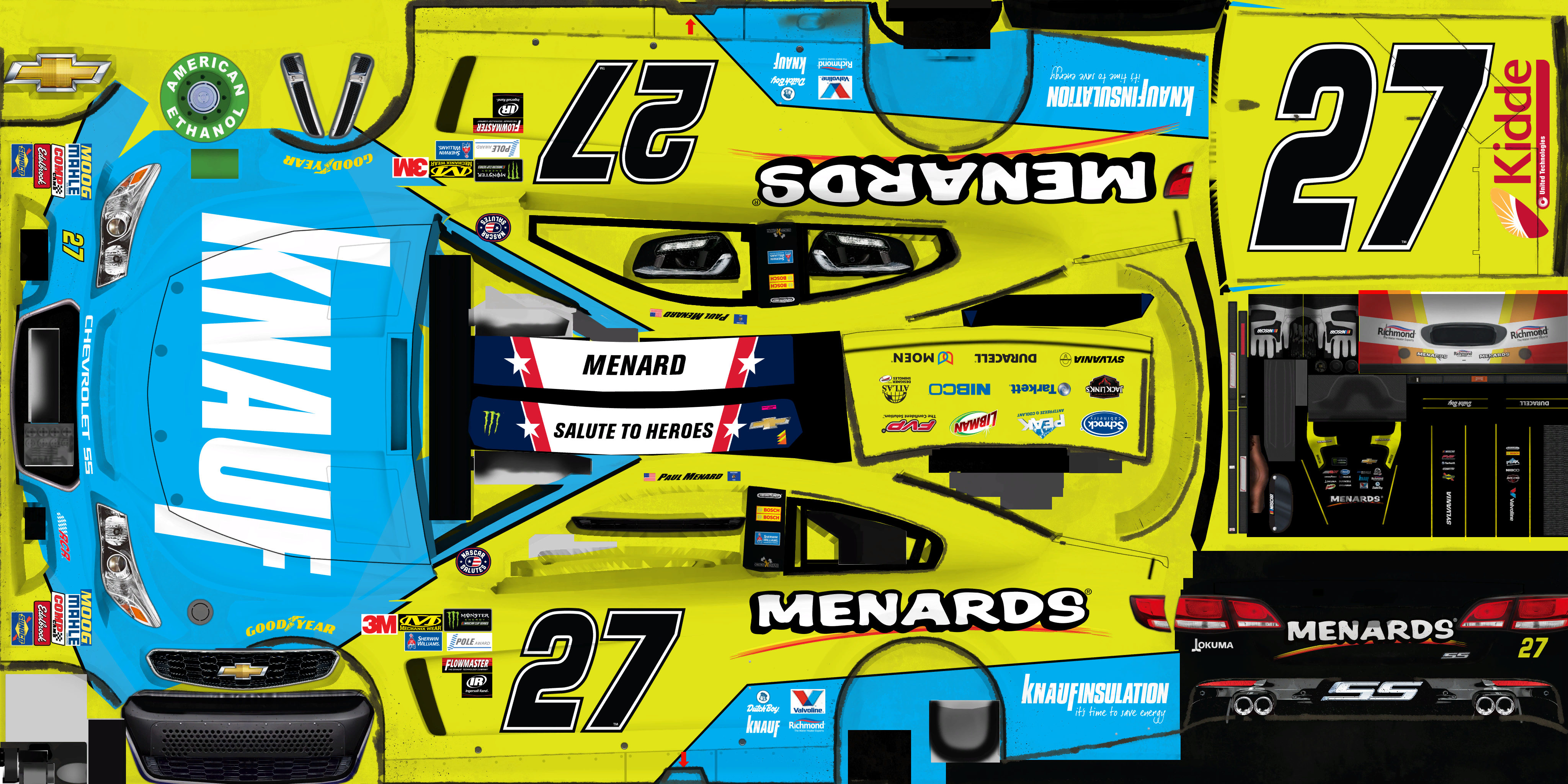 NASCAR Heat 2 - #27 Paul Menard