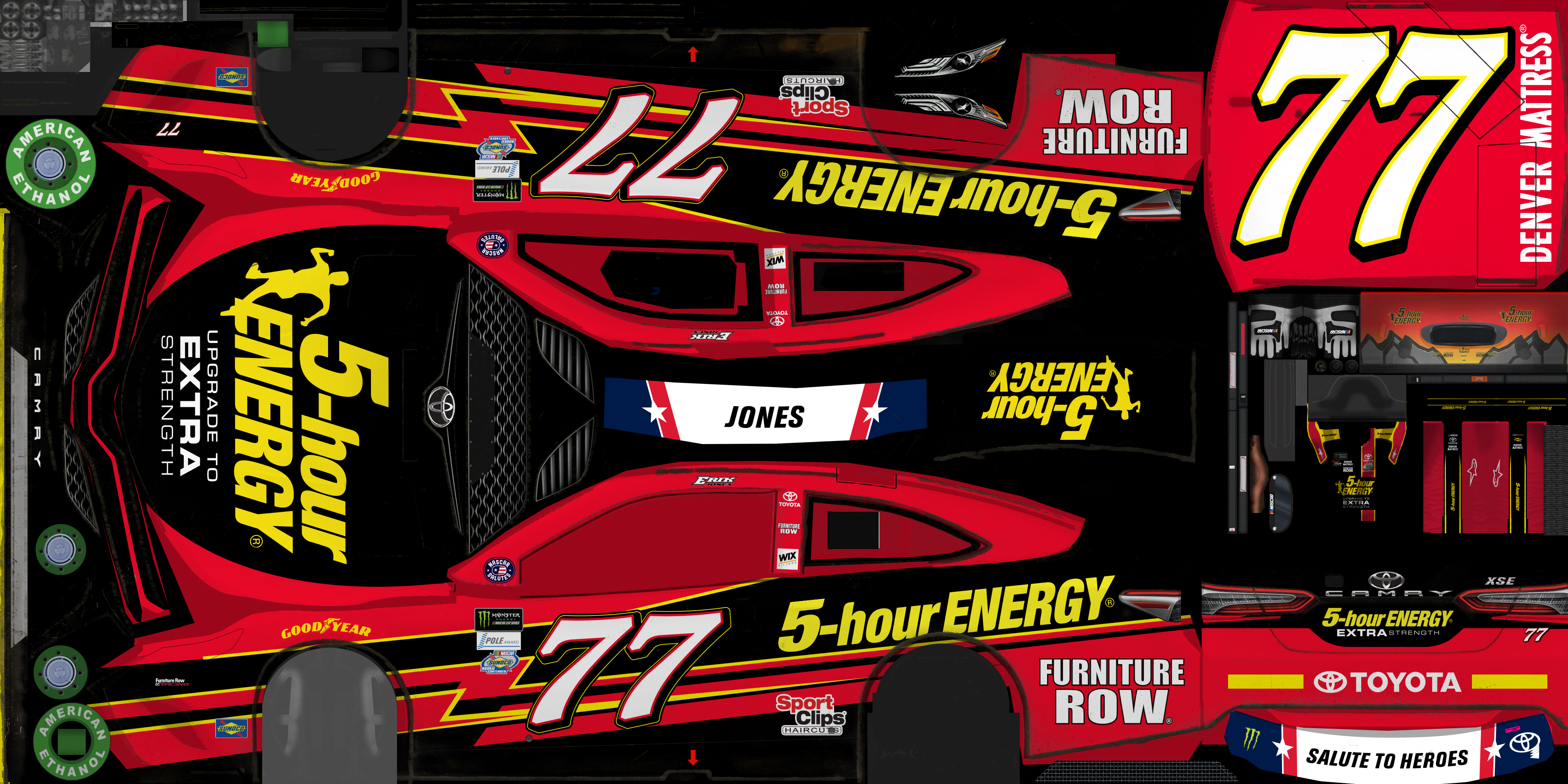 NASCAR Heat 2 - #77 Erik Jones