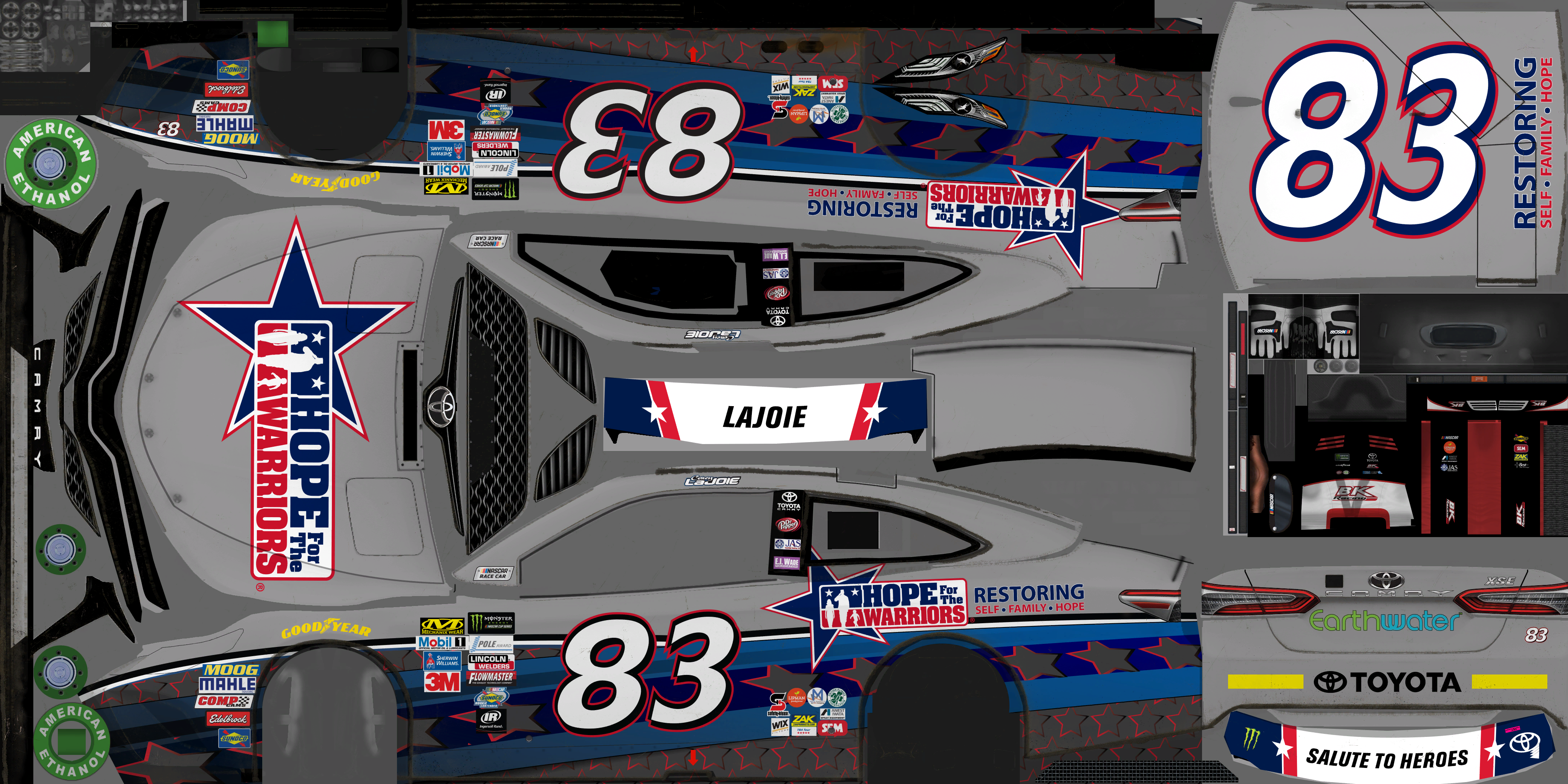 NASCAR Heat 2 - #83 Corey Lajoie