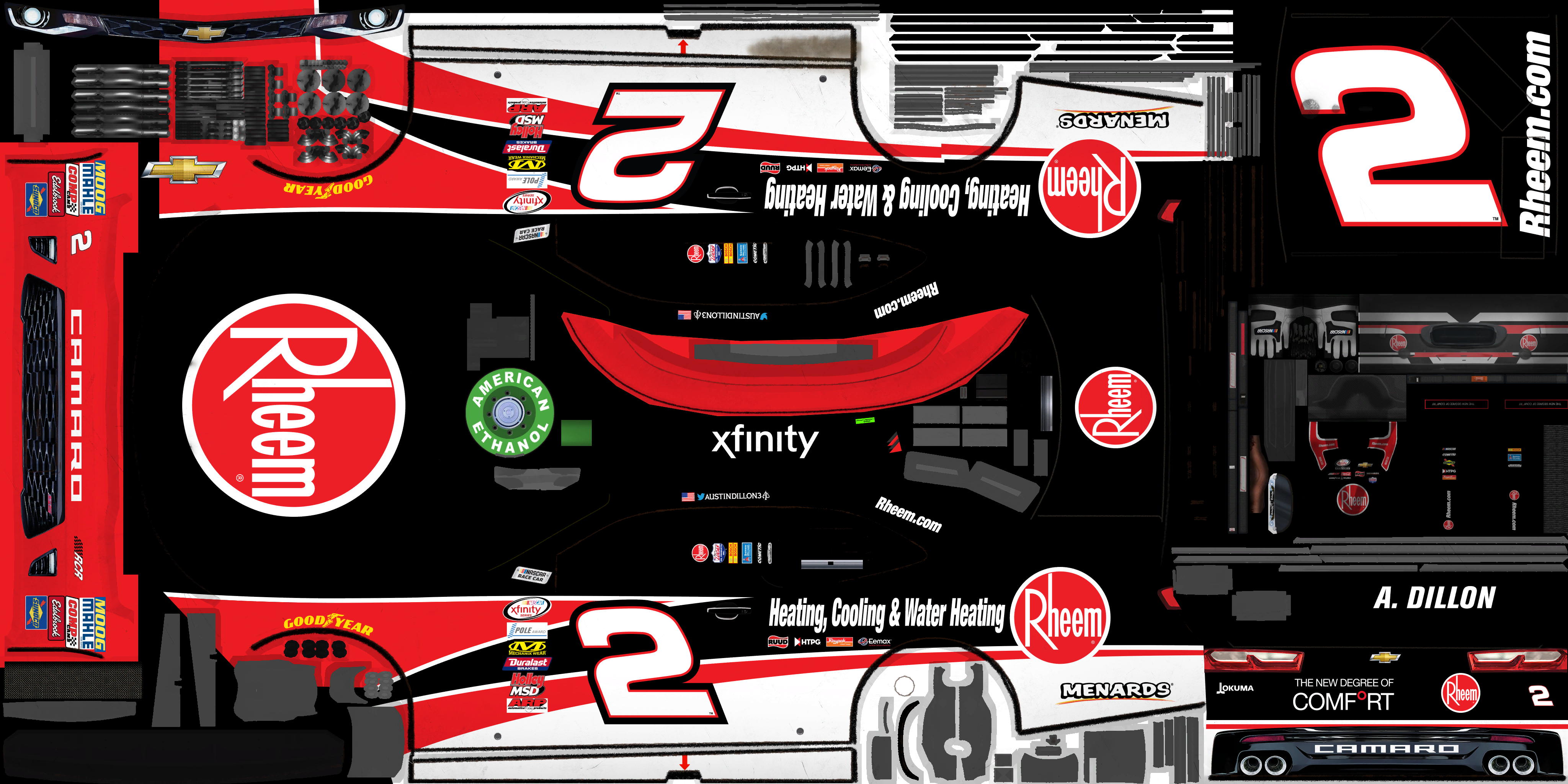 NASCAR Heat 2 - #2 Austin Dillon (Unused)