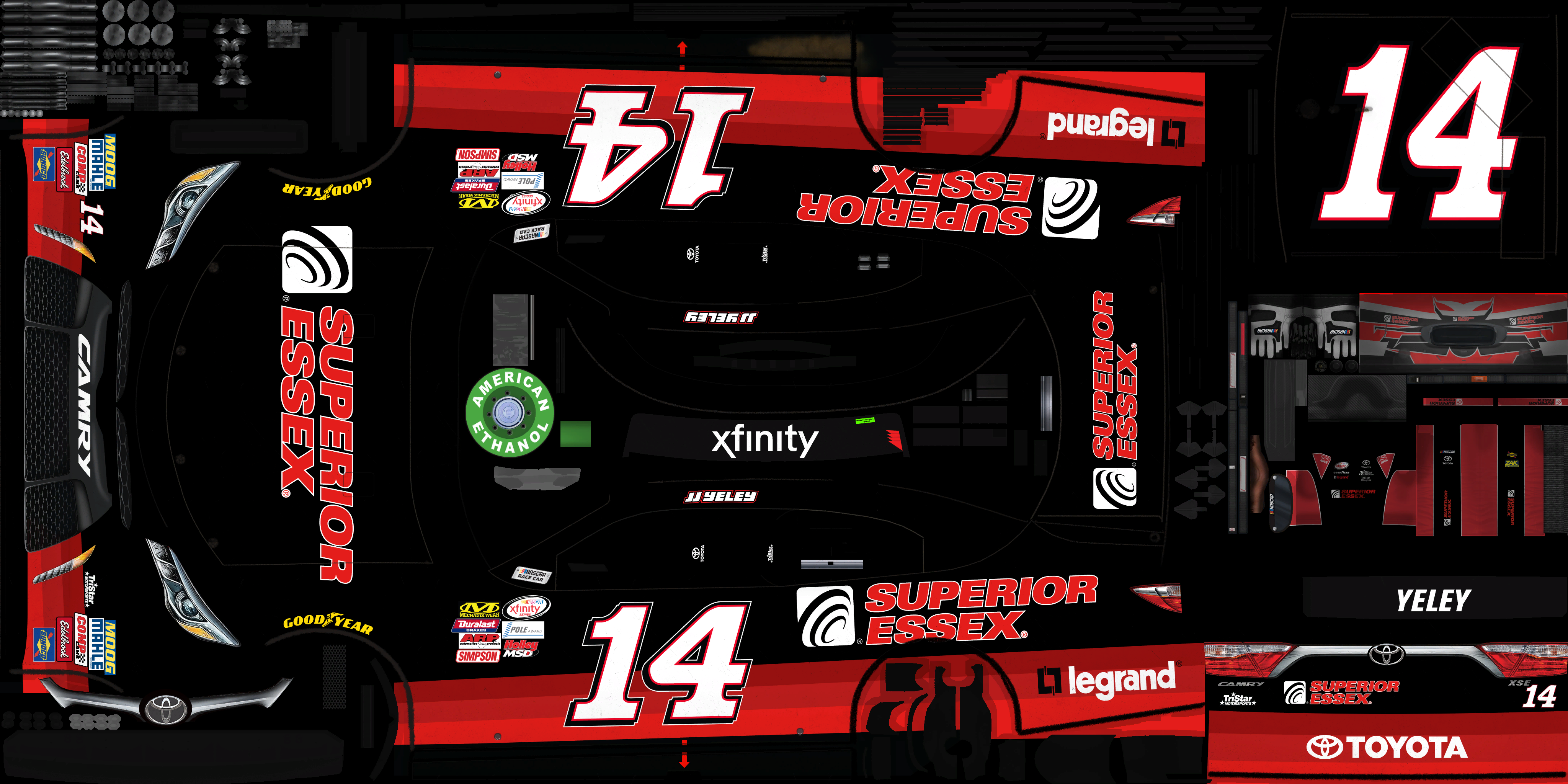 NASCAR Heat 2 - #14 J.J. Yeley