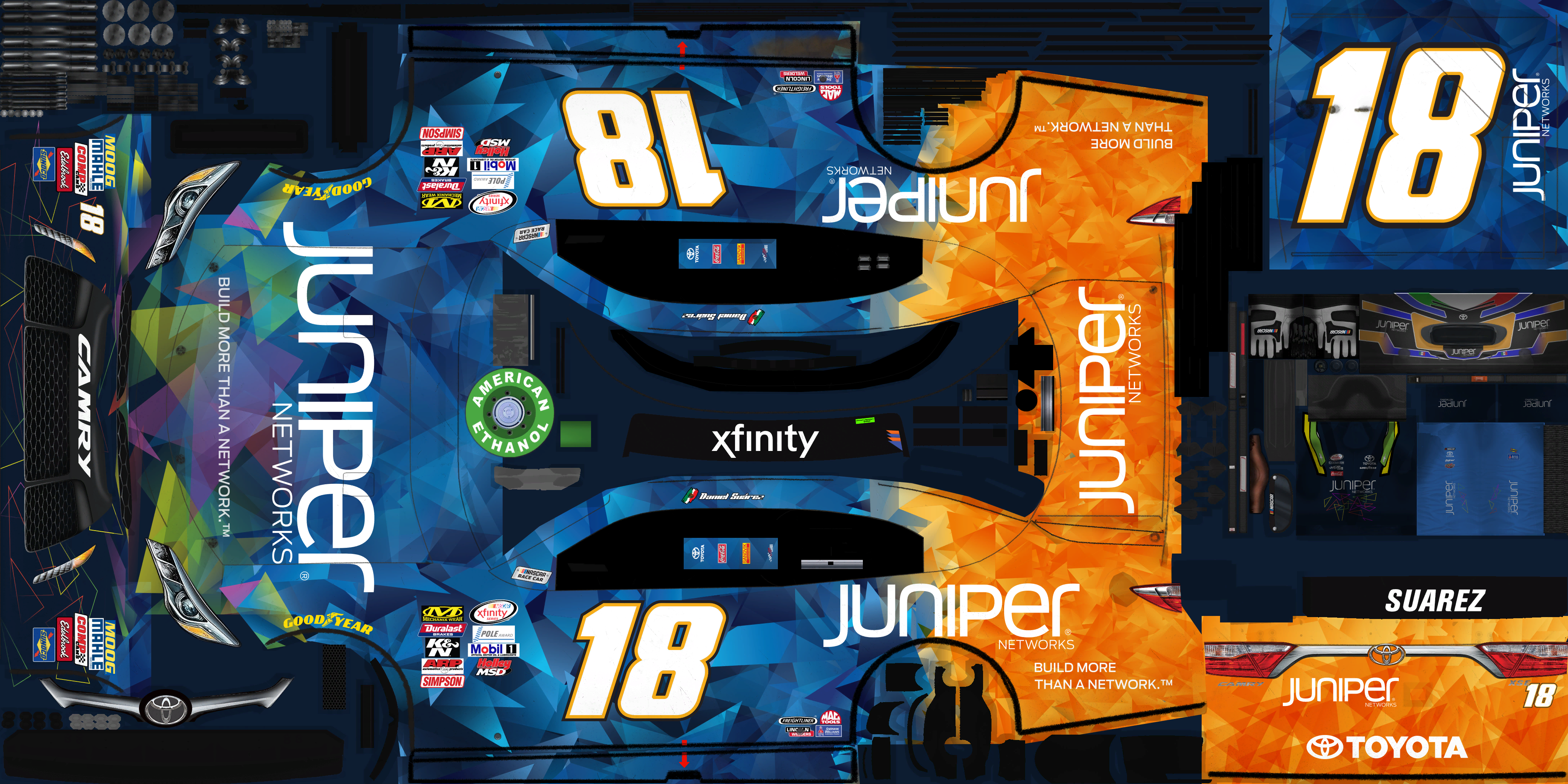 NASCAR Heat 2 - #18 Daniel Suarez