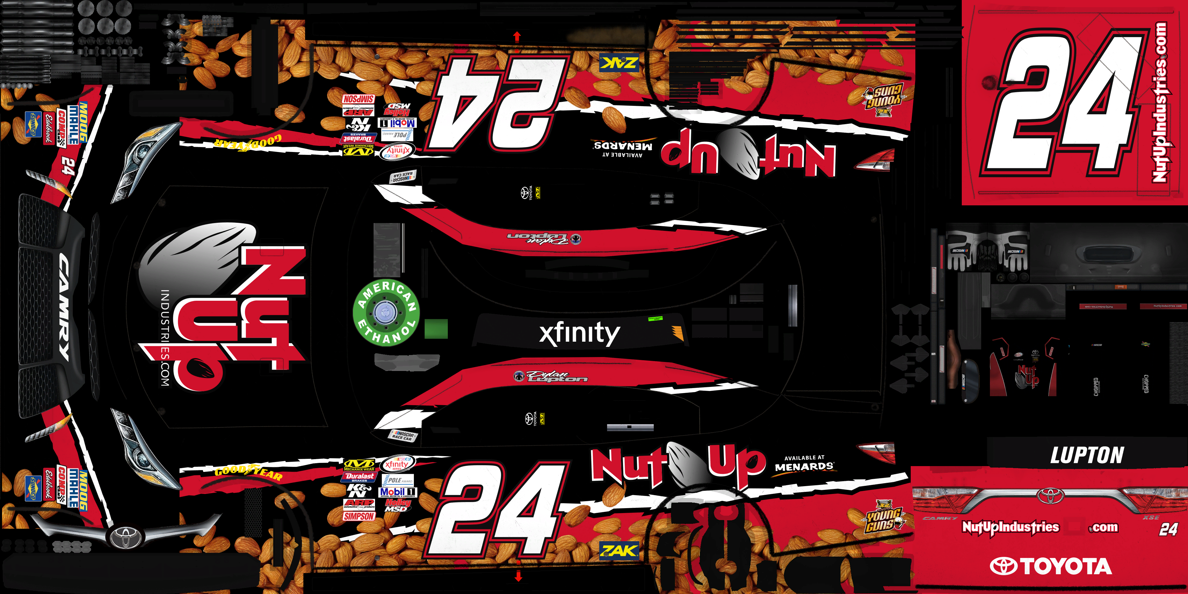 NASCAR Heat 2 - #24 Dylan Lupton