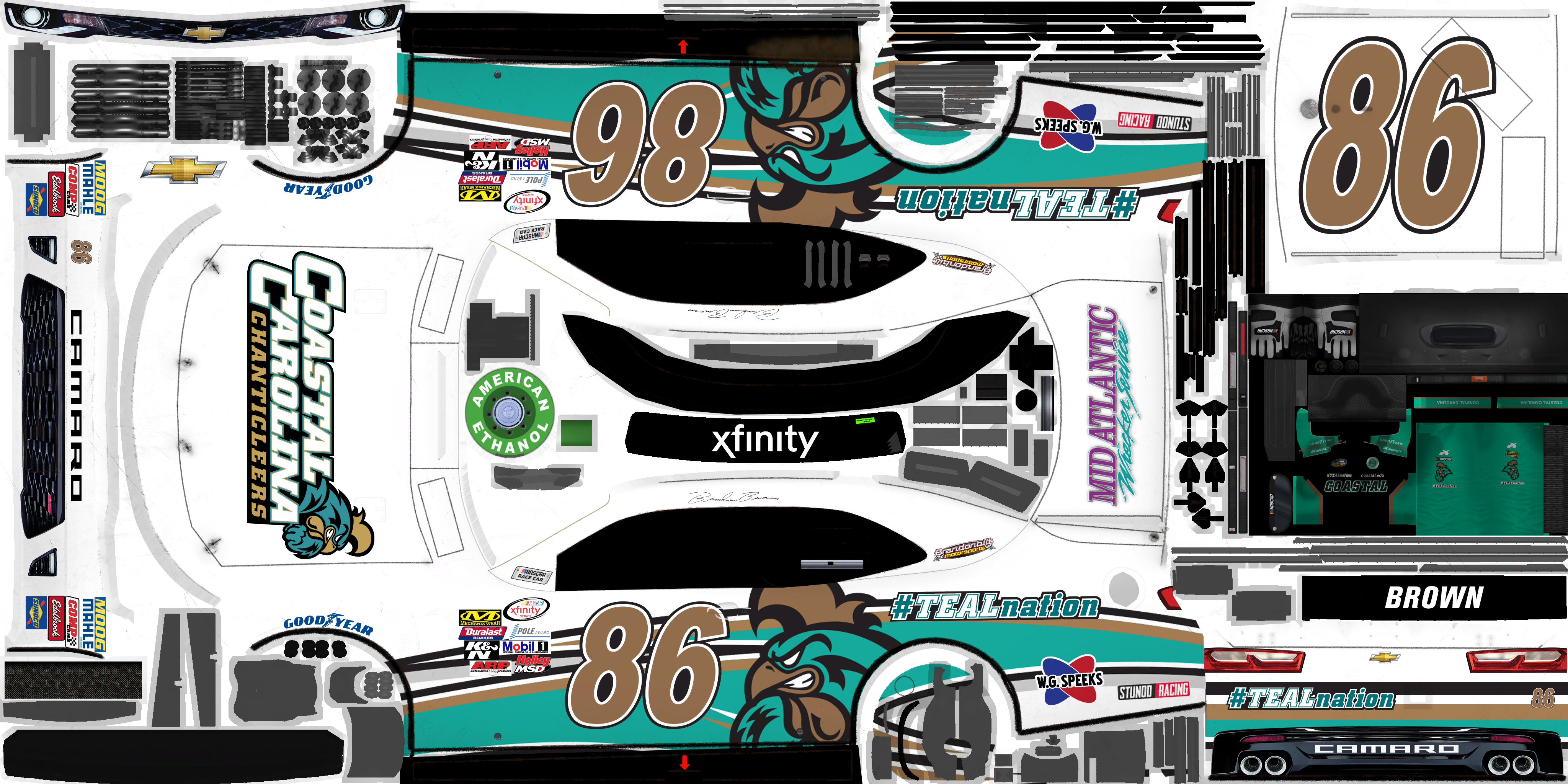 NASCAR Heat 2 - #86 Brandon Brown