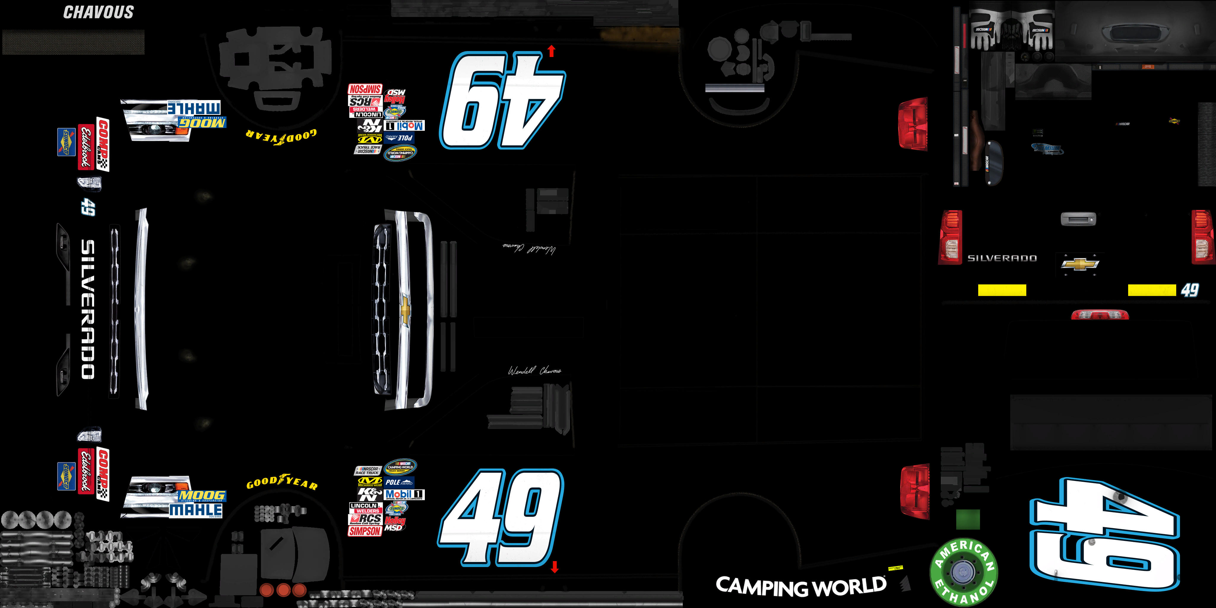 NASCAR Heat 2 - #49 Wendell Chavous