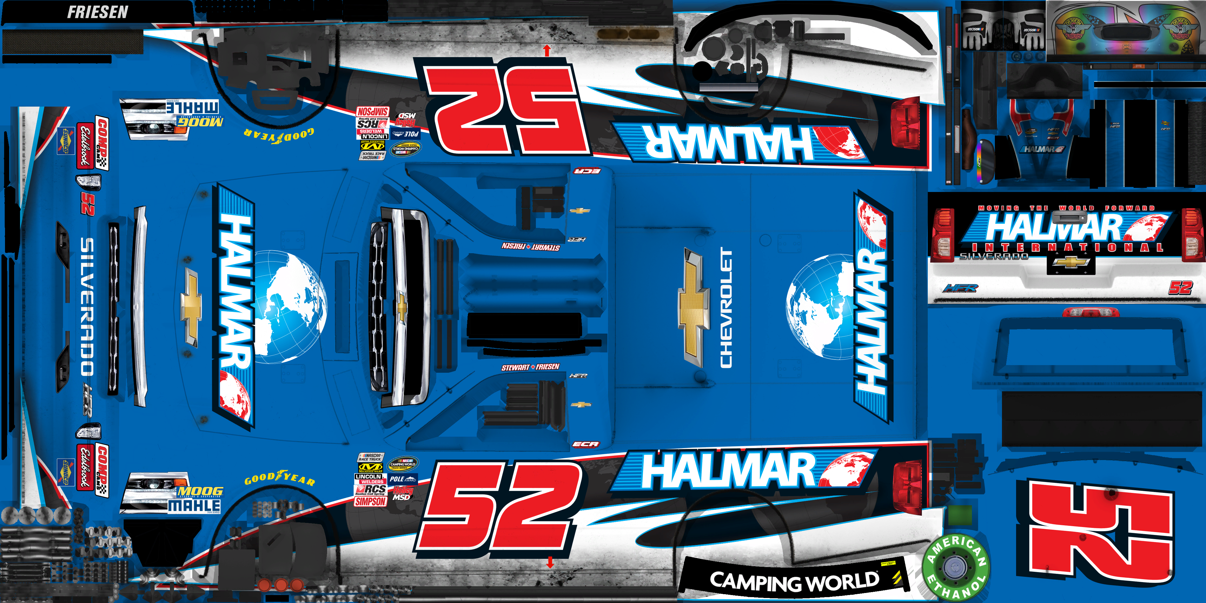 NASCAR Heat 2 - #52 Stewart Friesen