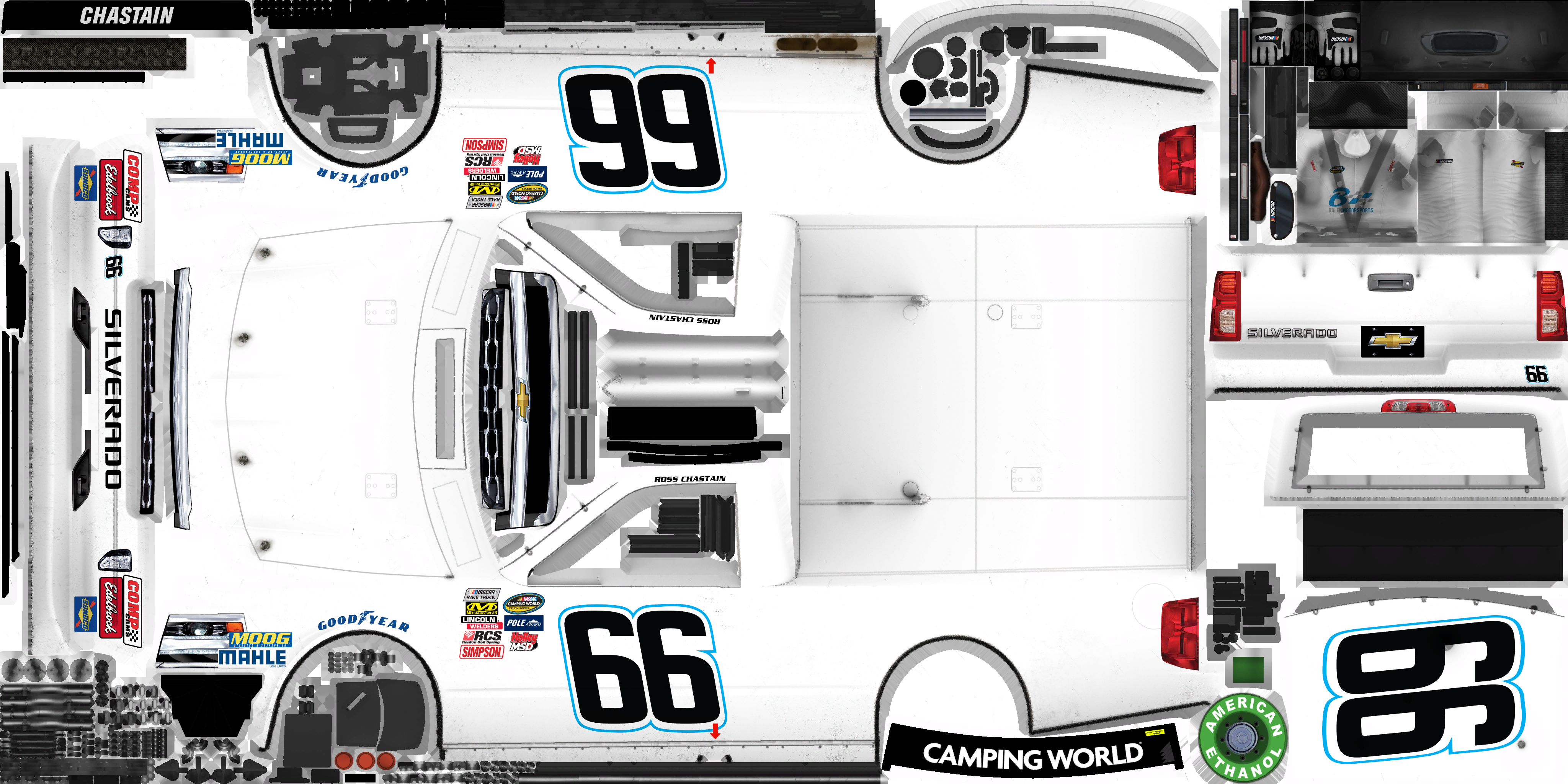 NASCAR Heat 2 - #66 Ross Chastain