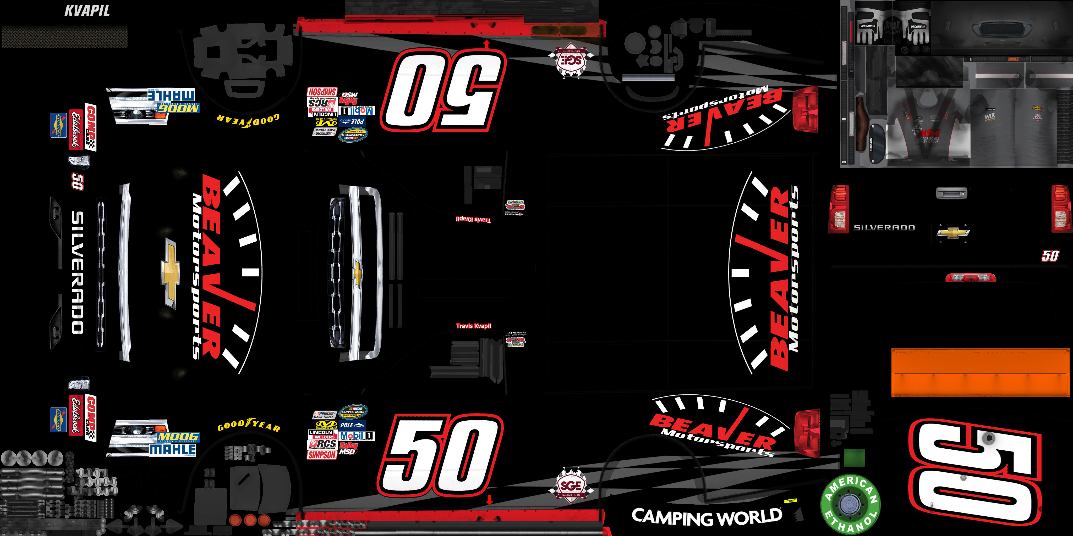 #50 Travis Kvapil