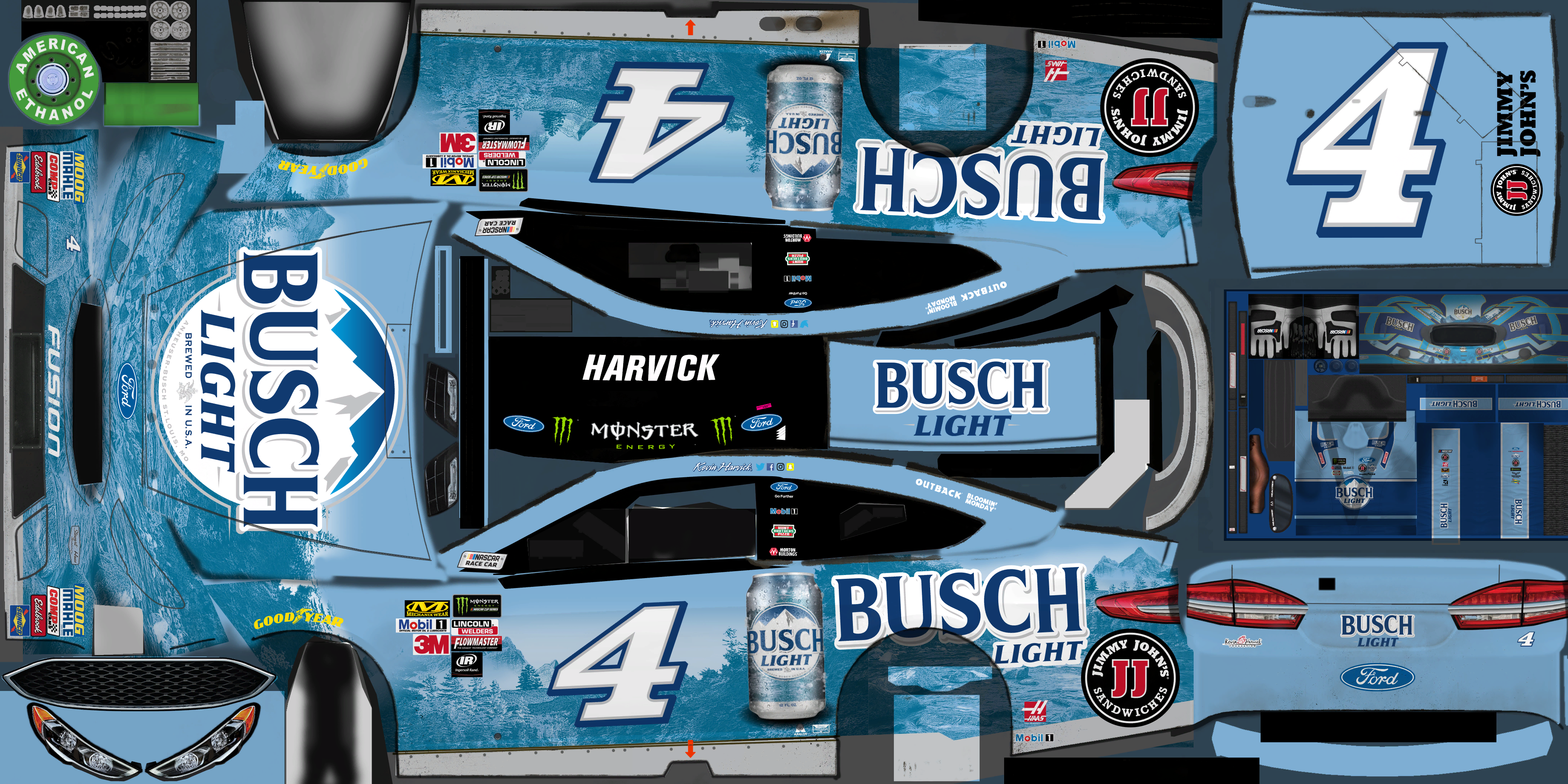 NASCAR Heat 2 - #4 Kevin Harvick (Richmond)