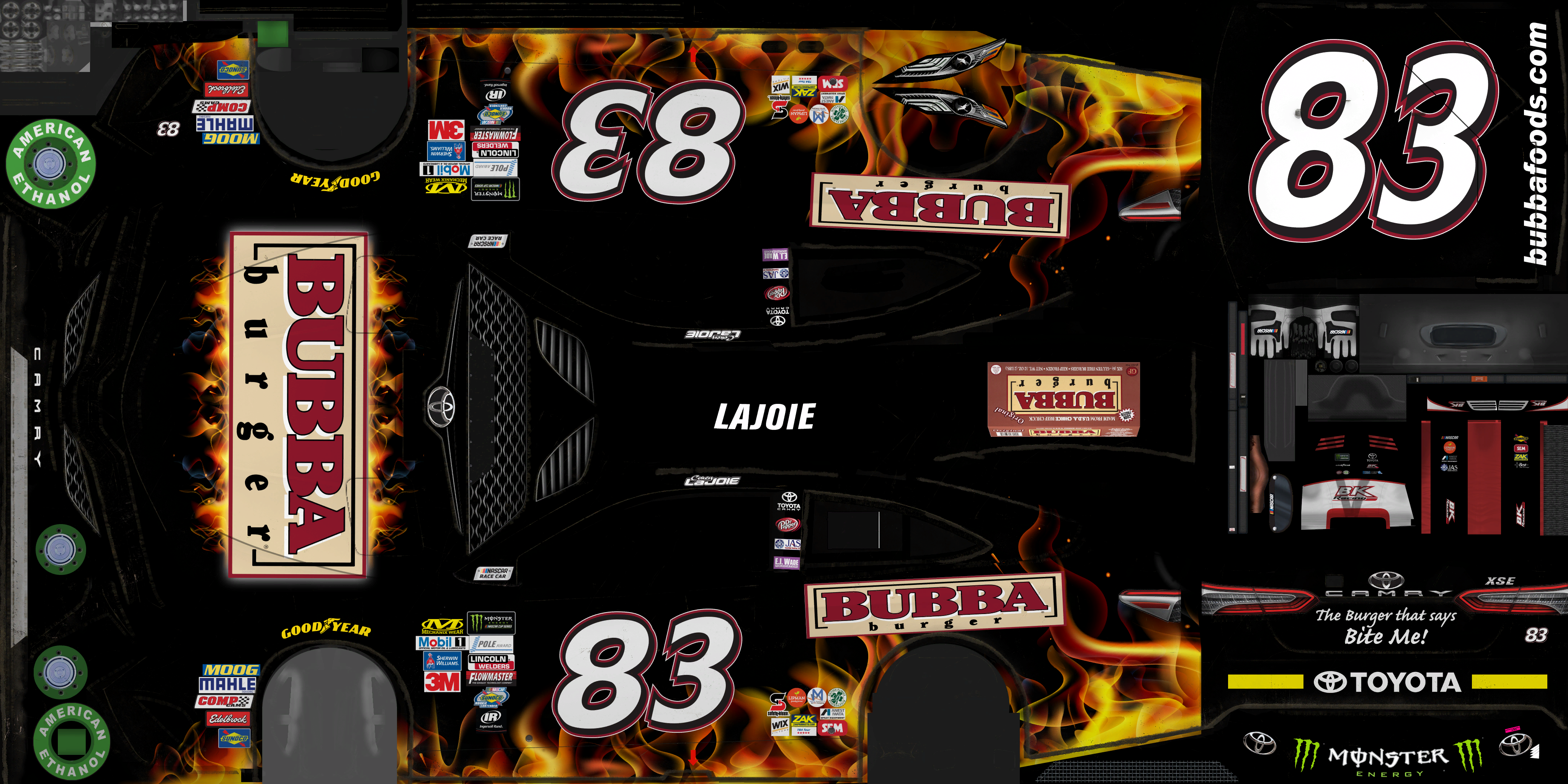 NASCAR Heat 2 - #83 Corey Lajoie (Auto Club)