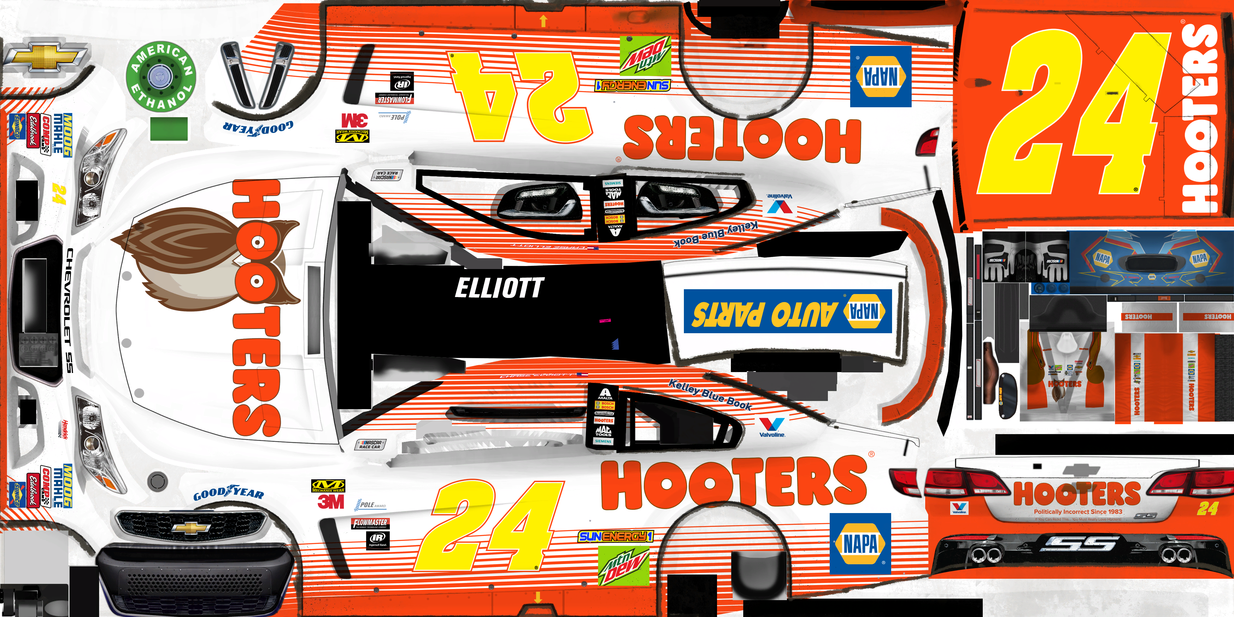 NASCAR Heat 2 - #24 Chase Elliott (Talladega)