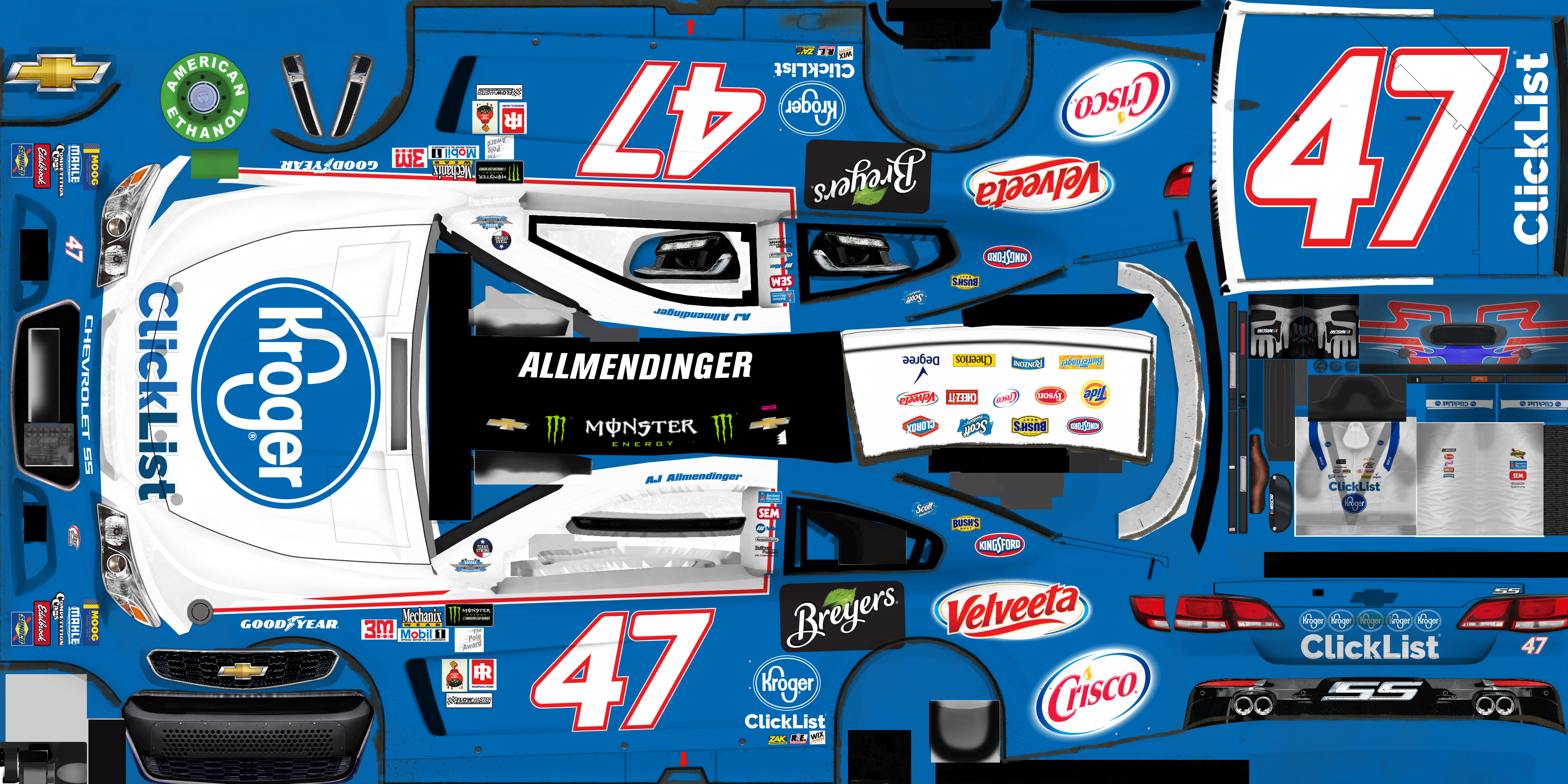 NASCAR Heat 2 - #47 A.J. Allmendinger