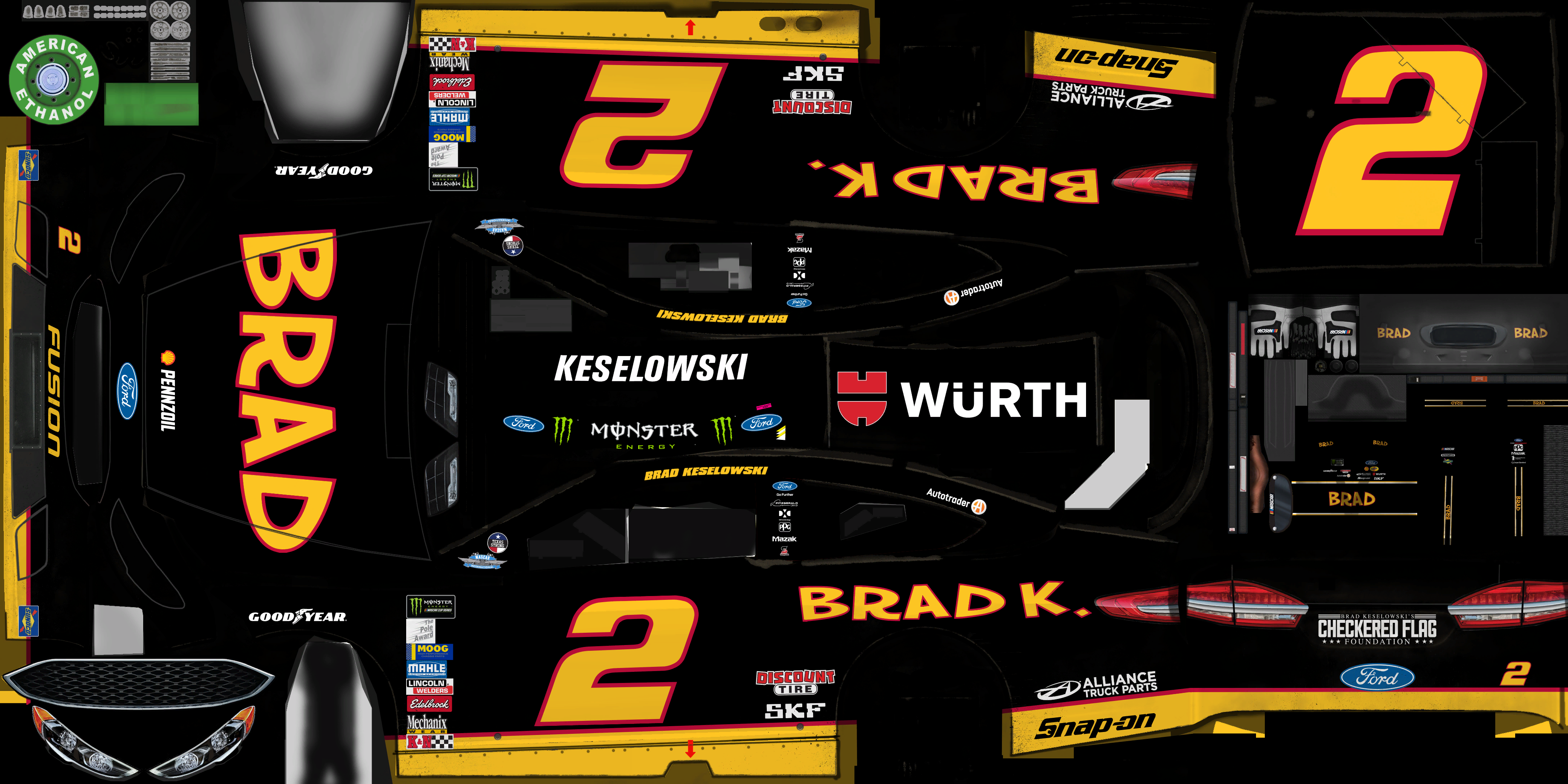 NASCAR Heat 2 - #2 Brad Keselowski