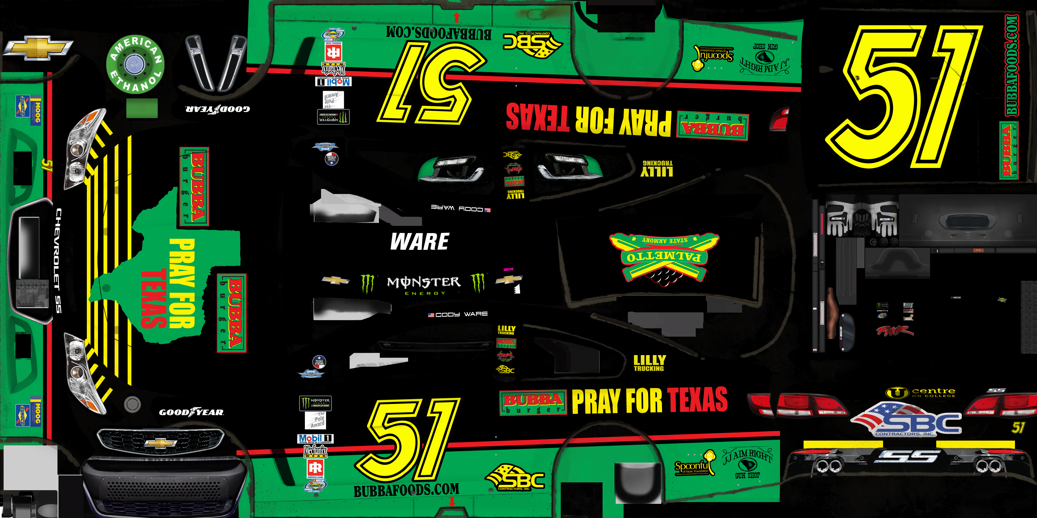 NASCAR Heat 2 - #51 Cody Ware