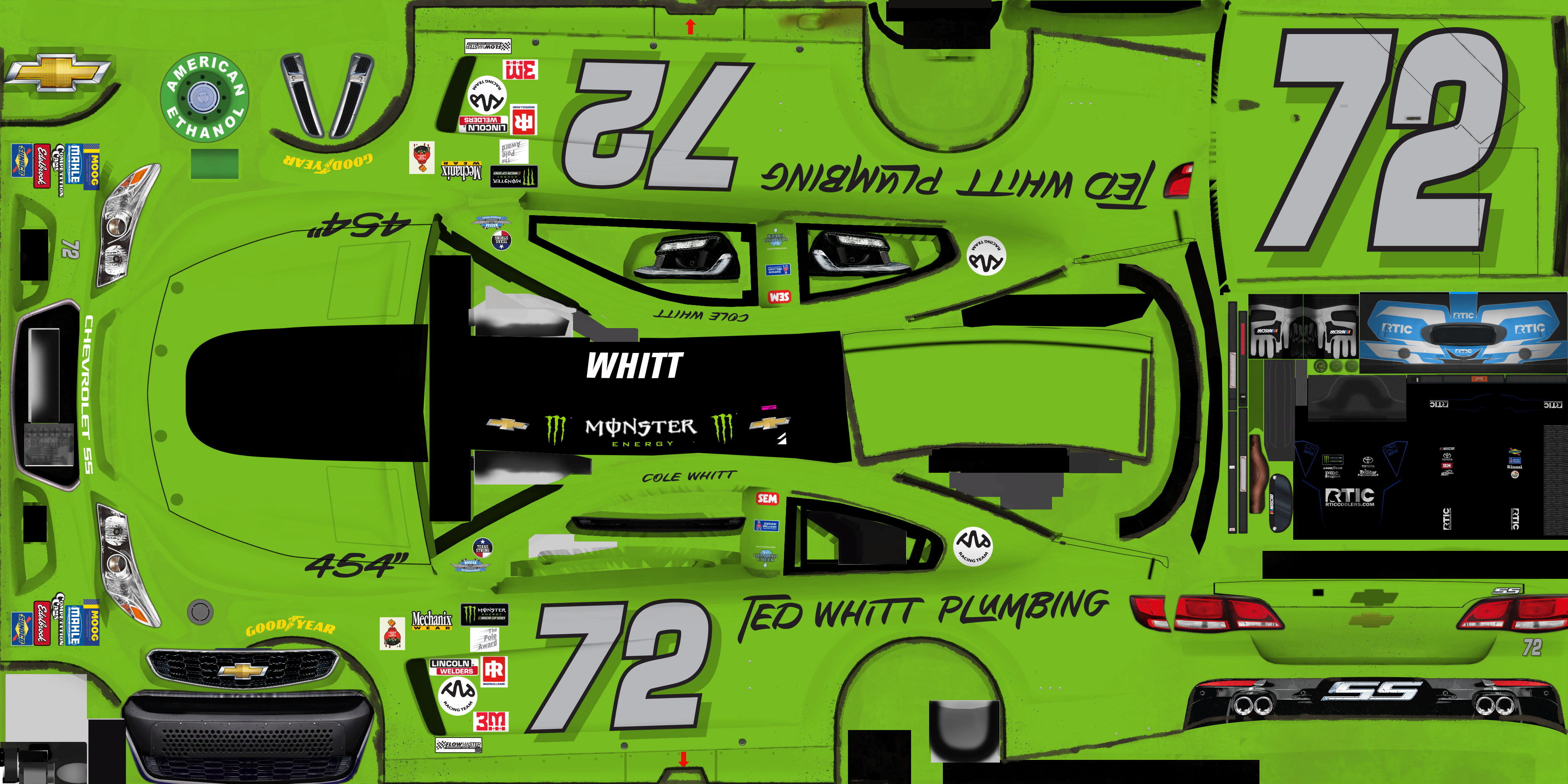 NASCAR Heat 2 - #72 Cole Whitt