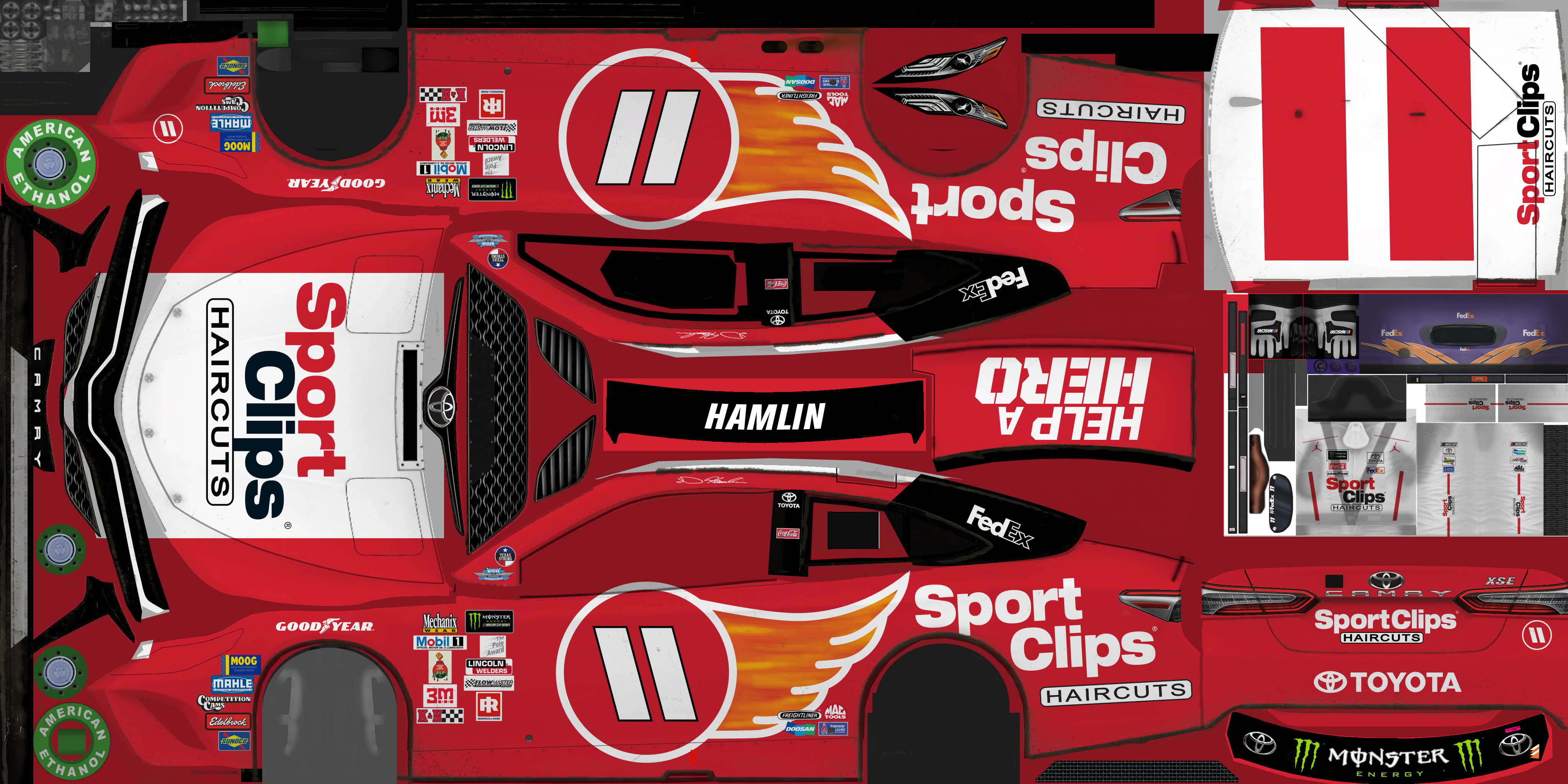 NASCAR Heat 2 - #11 Denny Hamlin