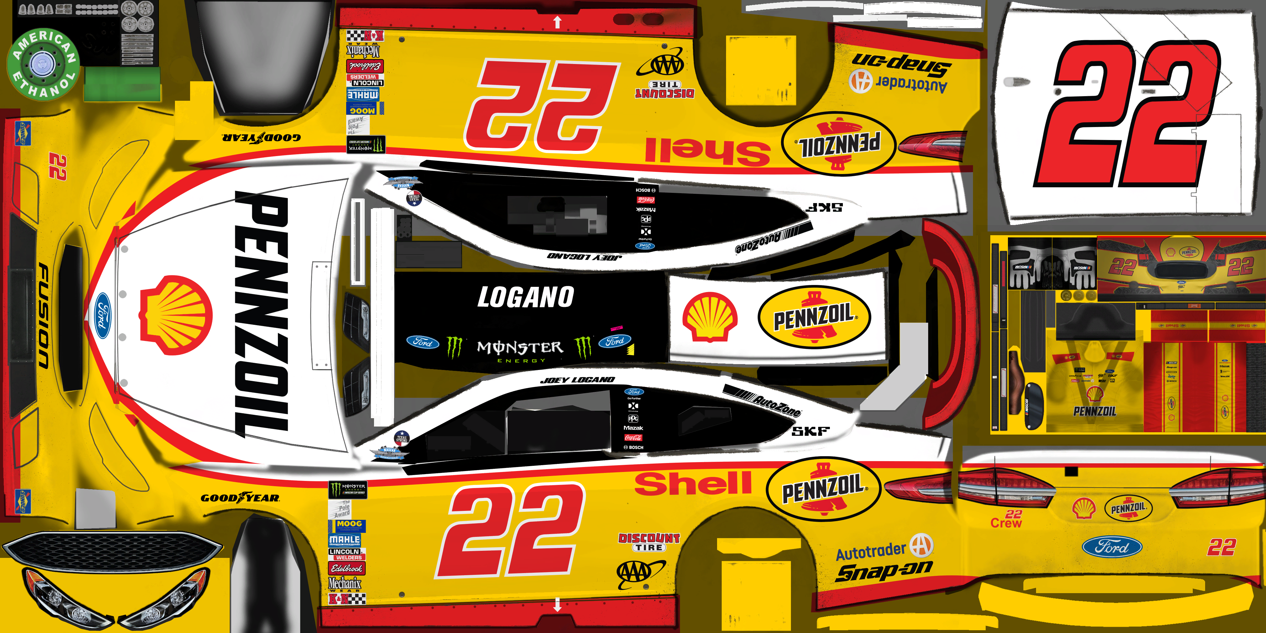 NASCAR Heat 2 - #22 Joey Logano