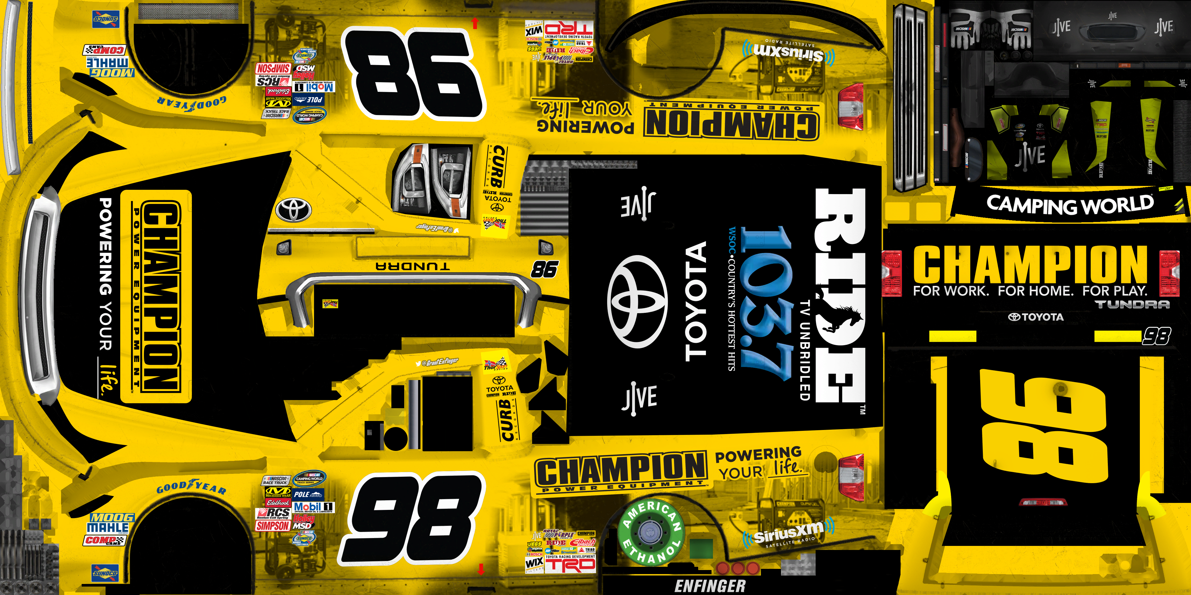 NASCAR Heat 2 - #98 Grant Enfinger (Charlotte)