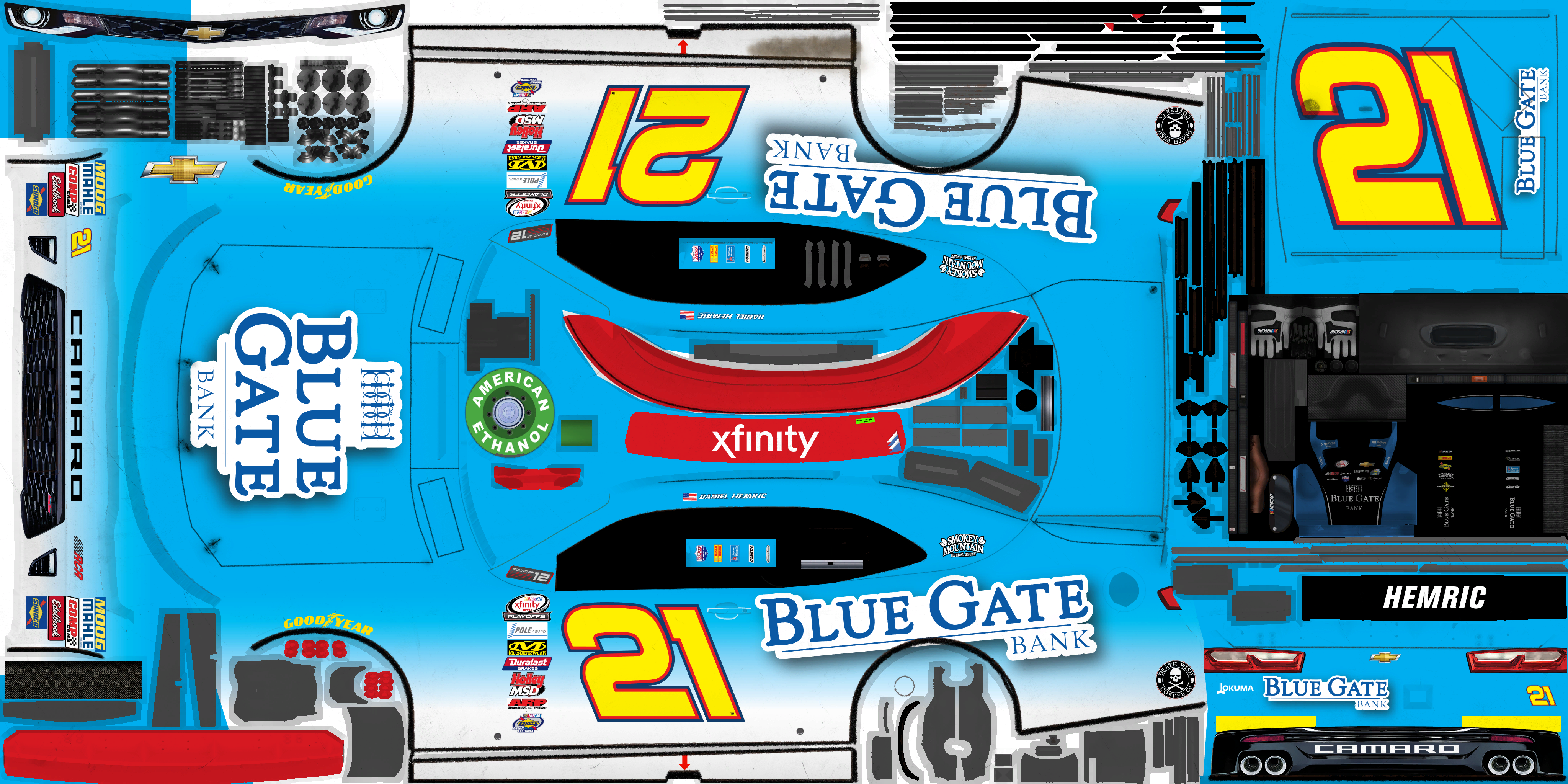 NASCAR Heat 2 - #21 Daniel Hemric (Kentucky II)