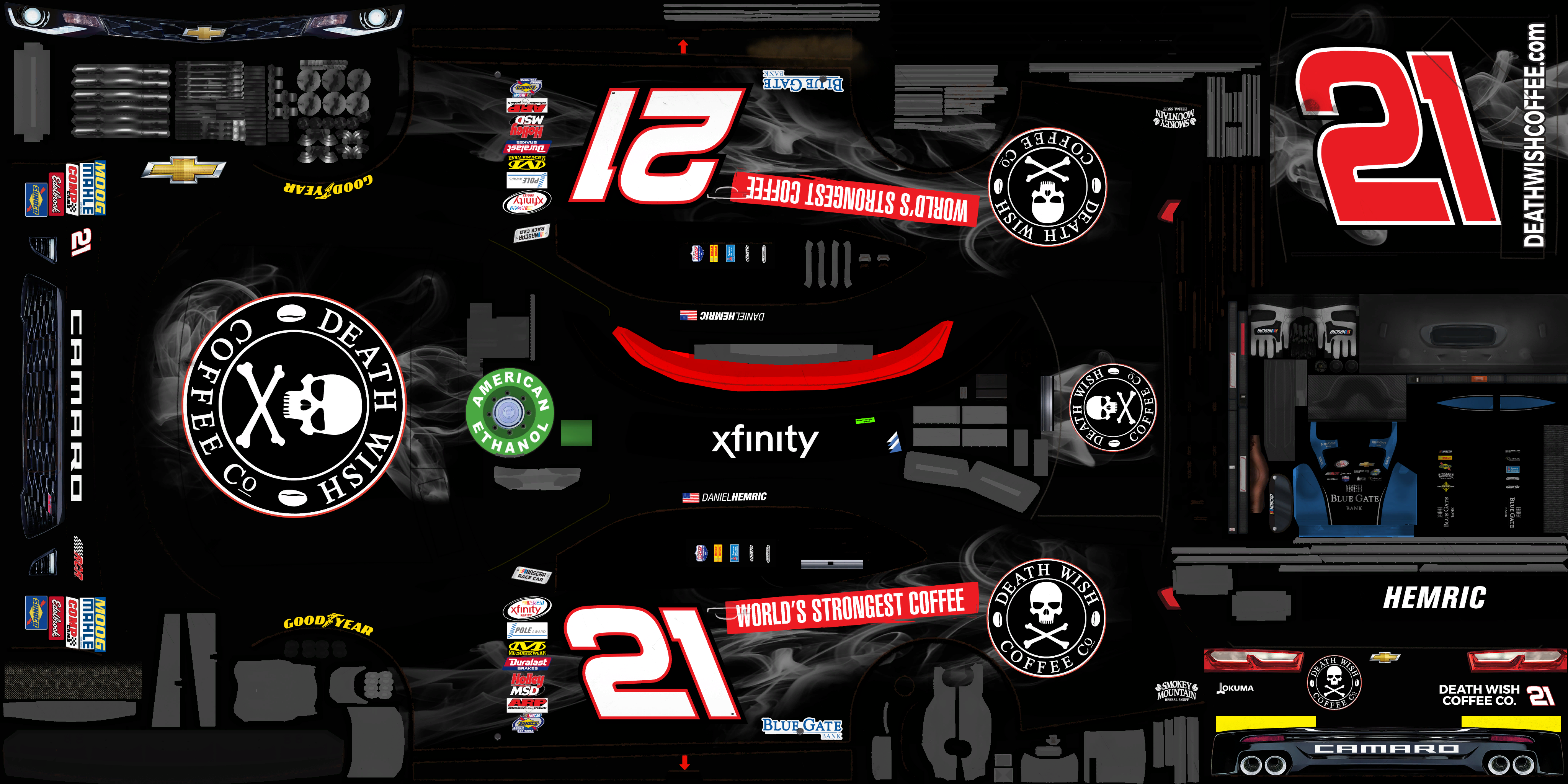 NASCAR Heat 2 - #21 Daniel Hemric (Watkins Glen)