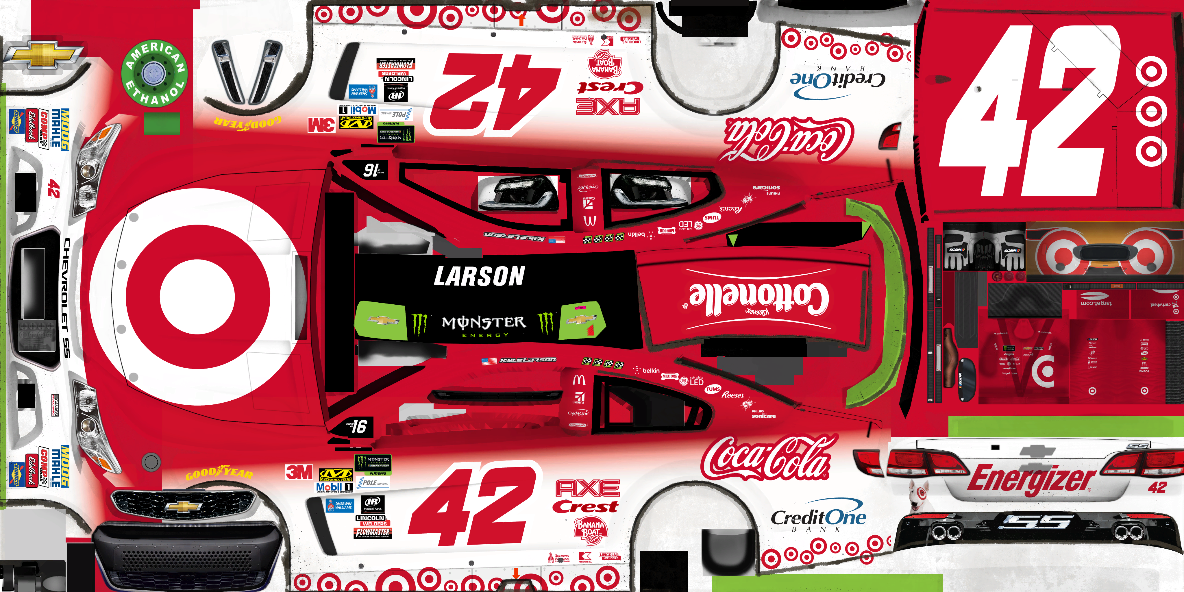 NASCAR Heat 2 - #42 Kyle Larson (Chicagoland II)