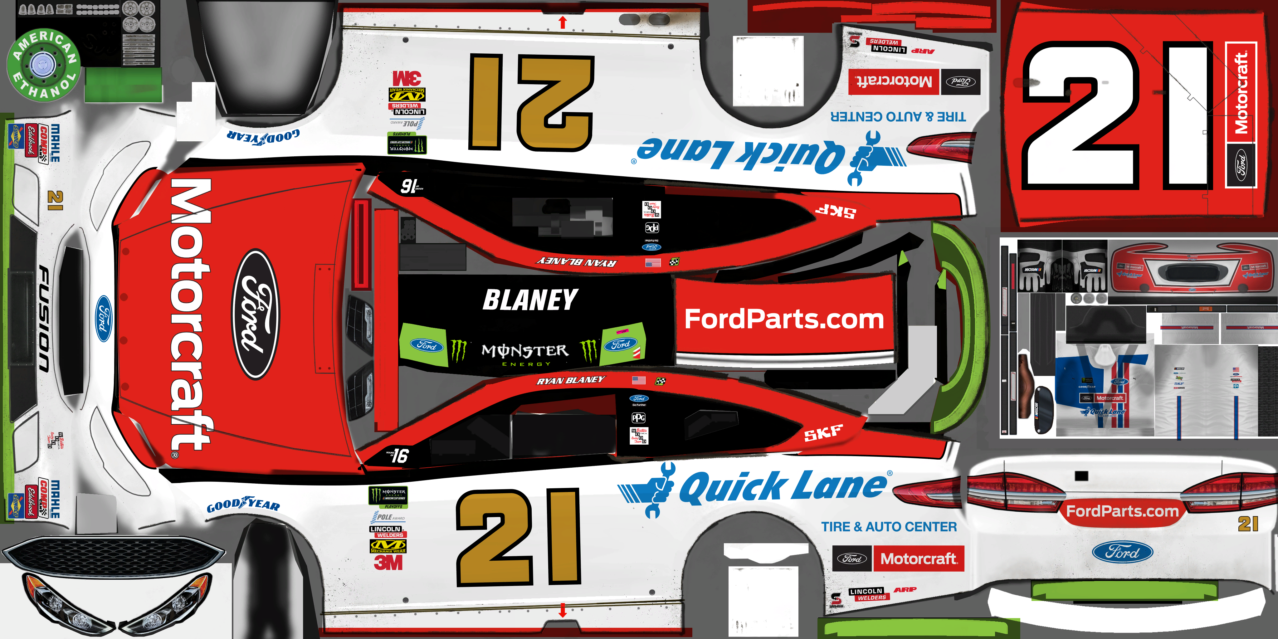 #21 Ryan Blaney (Chicagoland II)