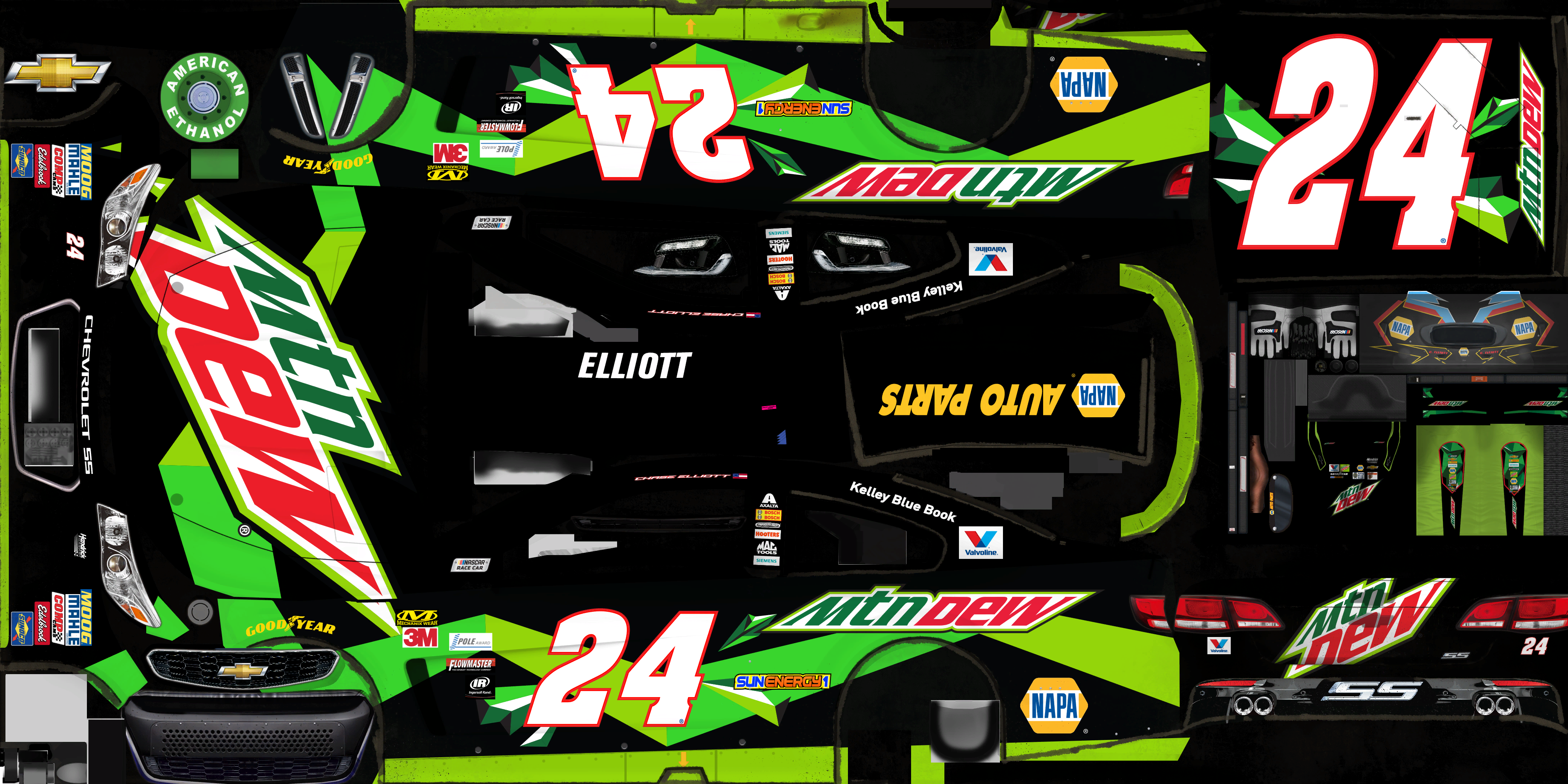 NASCAR Heat 2 - #24 Chase Elliott (Bristol)