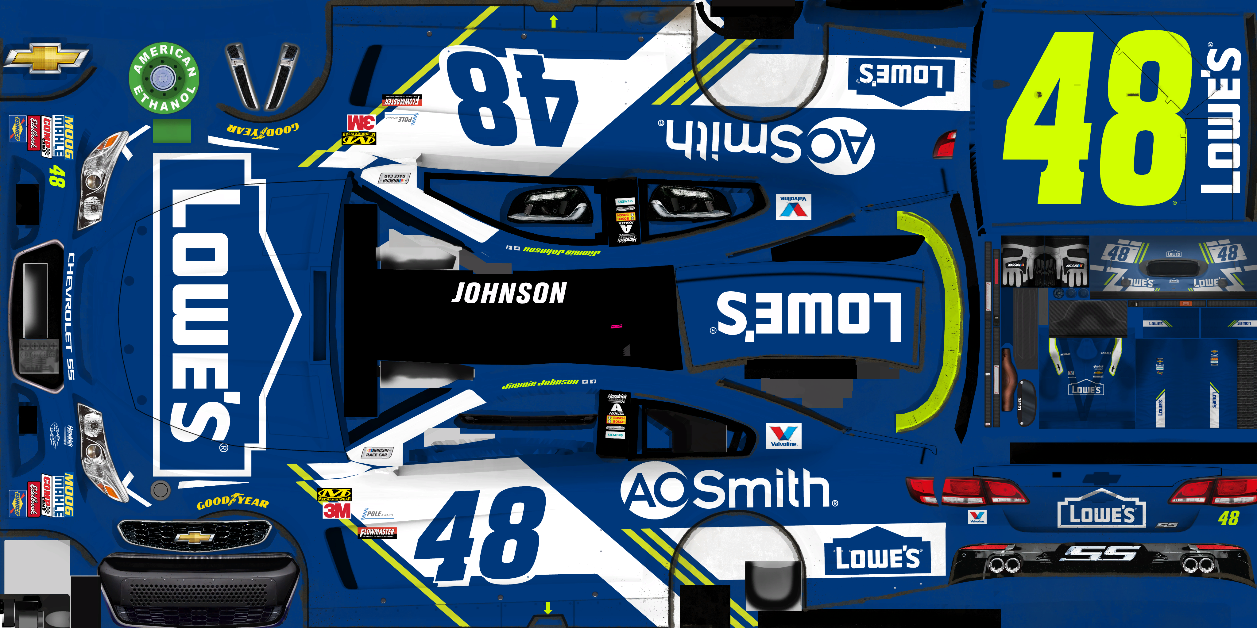 NASCAR Heat 2 - #48 Jimmie Johnson (Bristol)