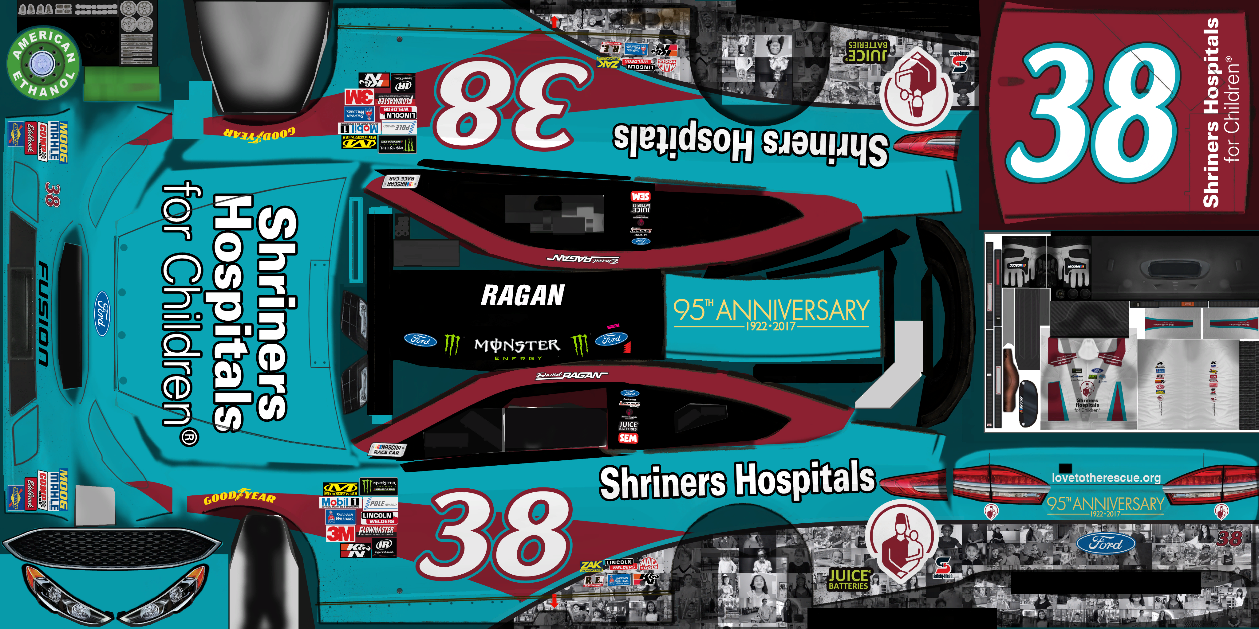 NASCAR Heat 2 - #38 David Ragan (Daytona II)