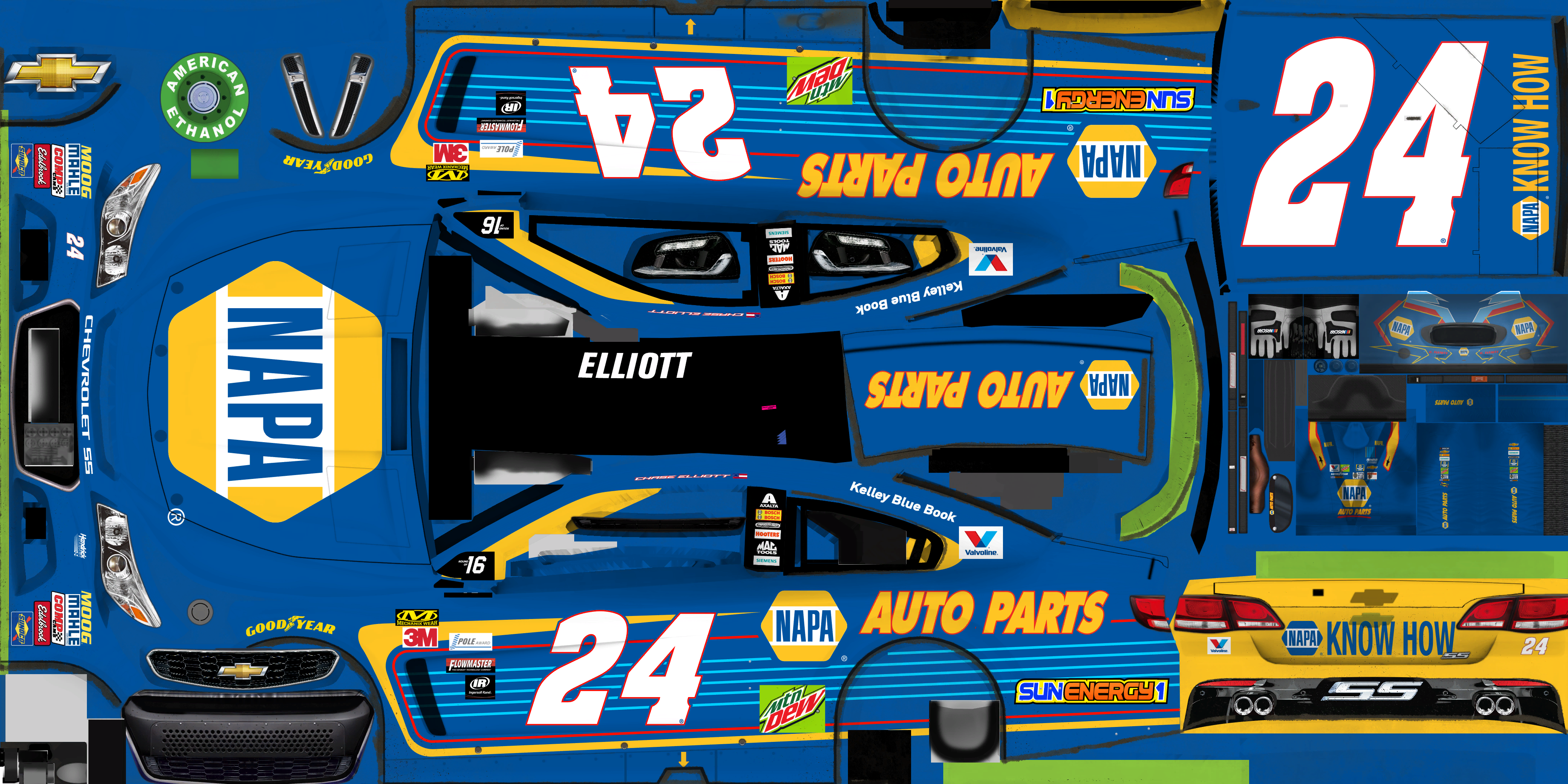 NASCAR Heat 2 - #24 Chase Elliott (Dover II)