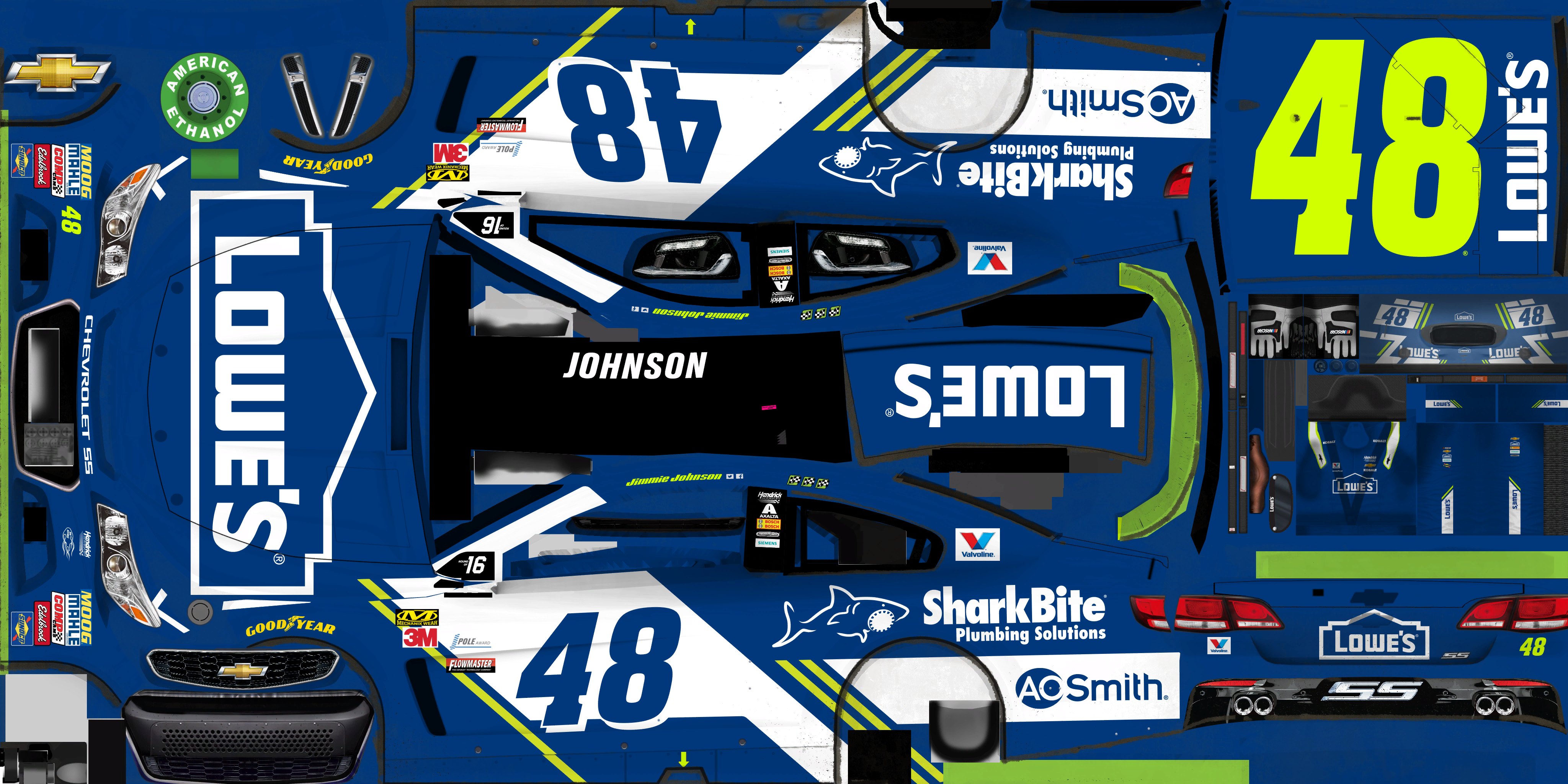 NASCAR Heat 2 - #48 Jimmie Johnson (Dover II)