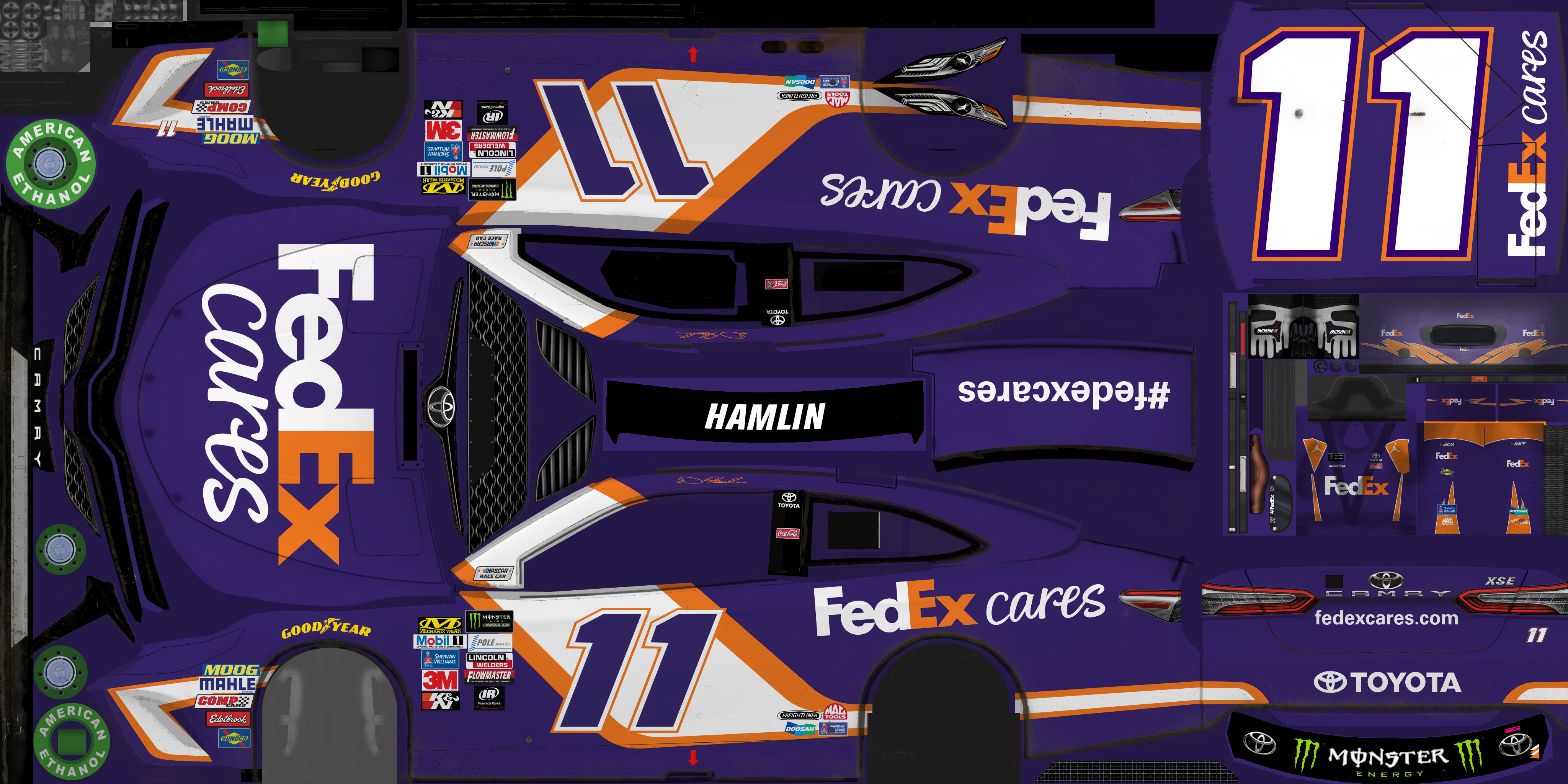 NASCAR Heat 2 - #11 Denny Hamlin (Indianapolis)