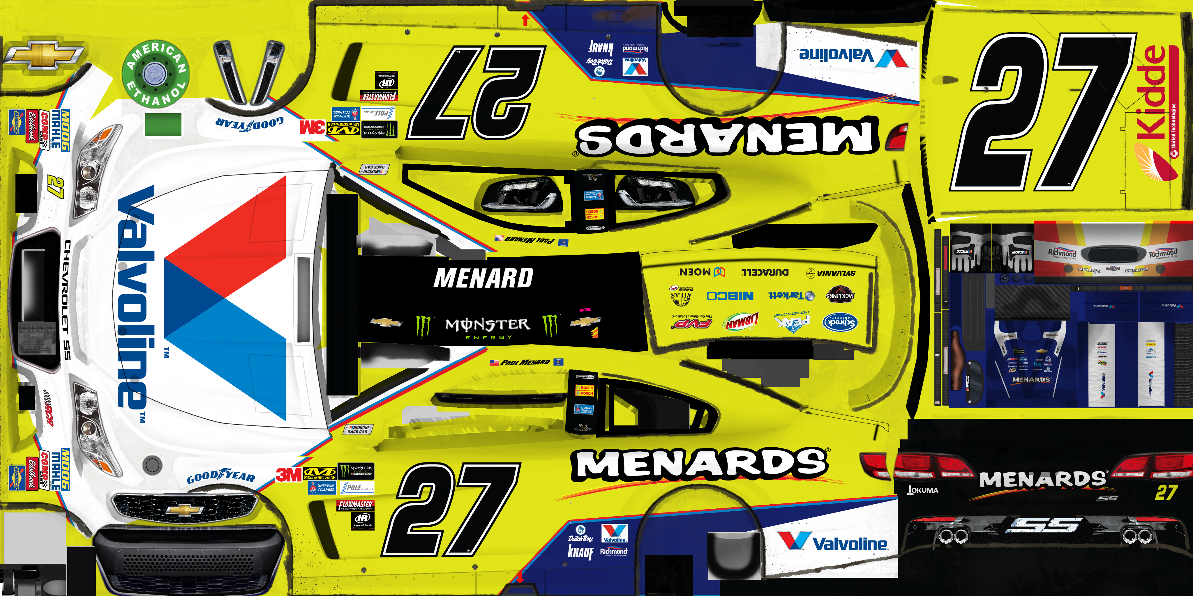 NASCAR Heat 2 - #27 Paul Menard (Las Vegas)