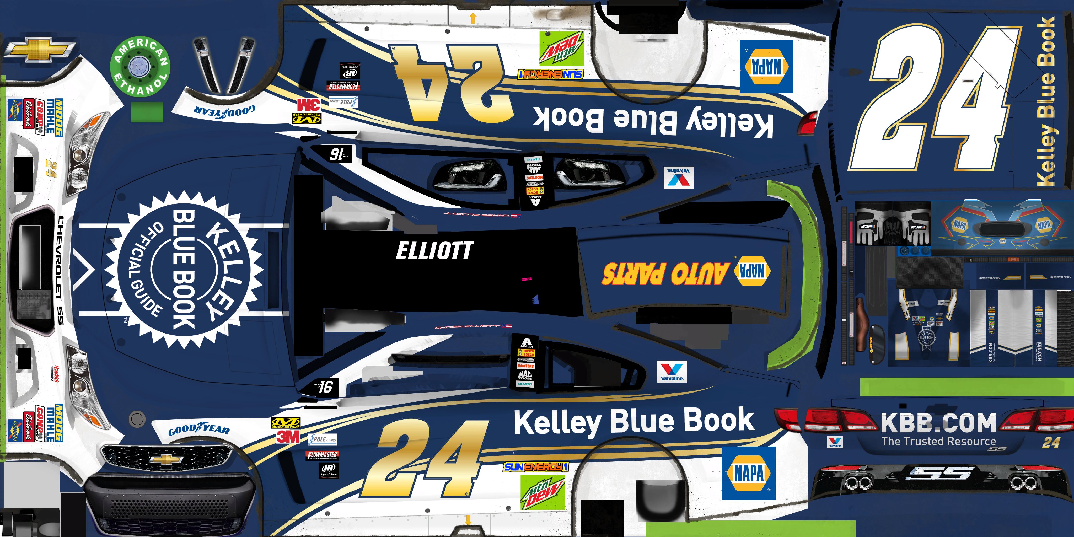 NASCAR Heat 2 - #24 Chase Elliott (New Hampshire II)