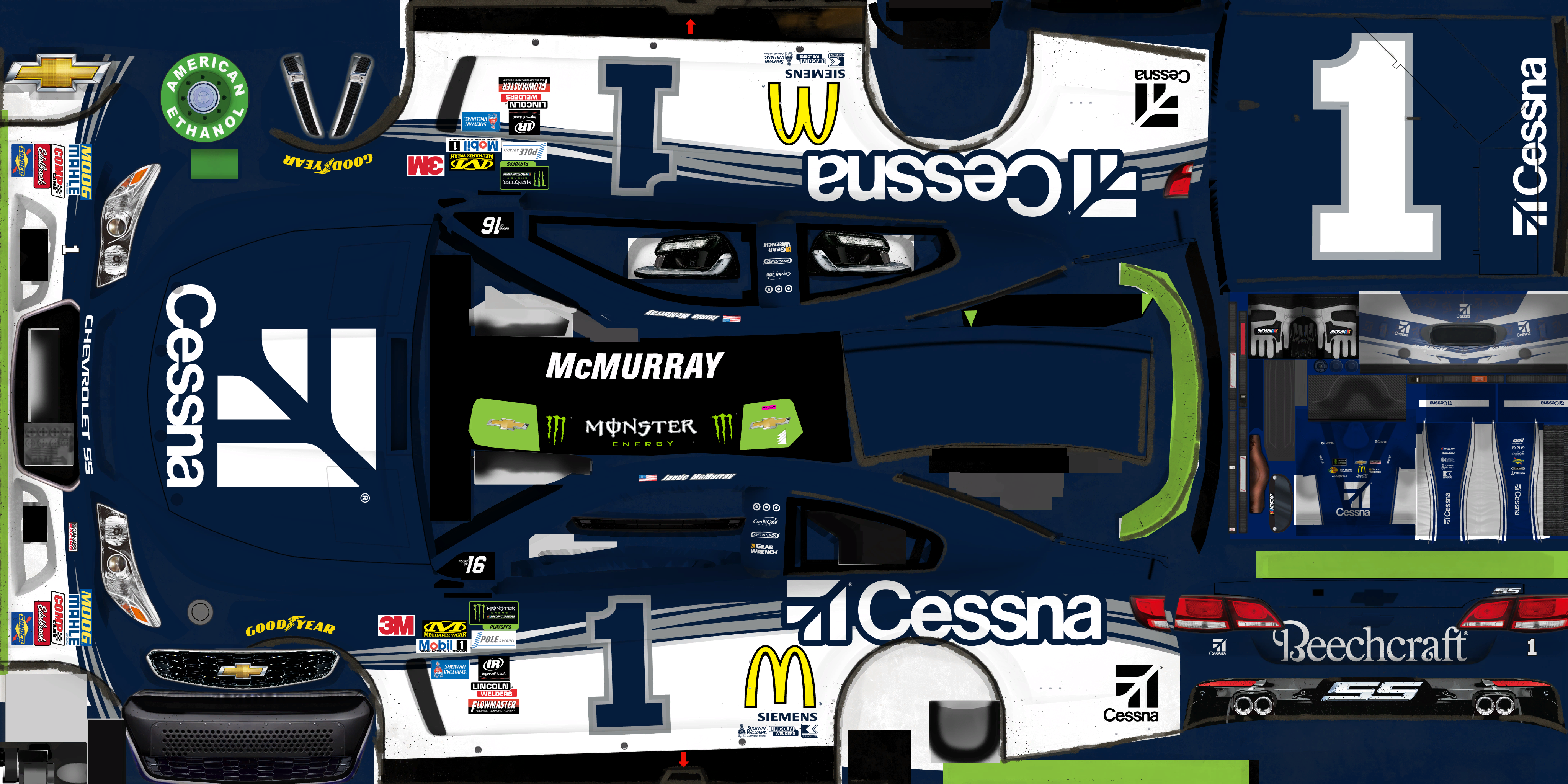 #1 Jamie McMurray (New Hampshire II)