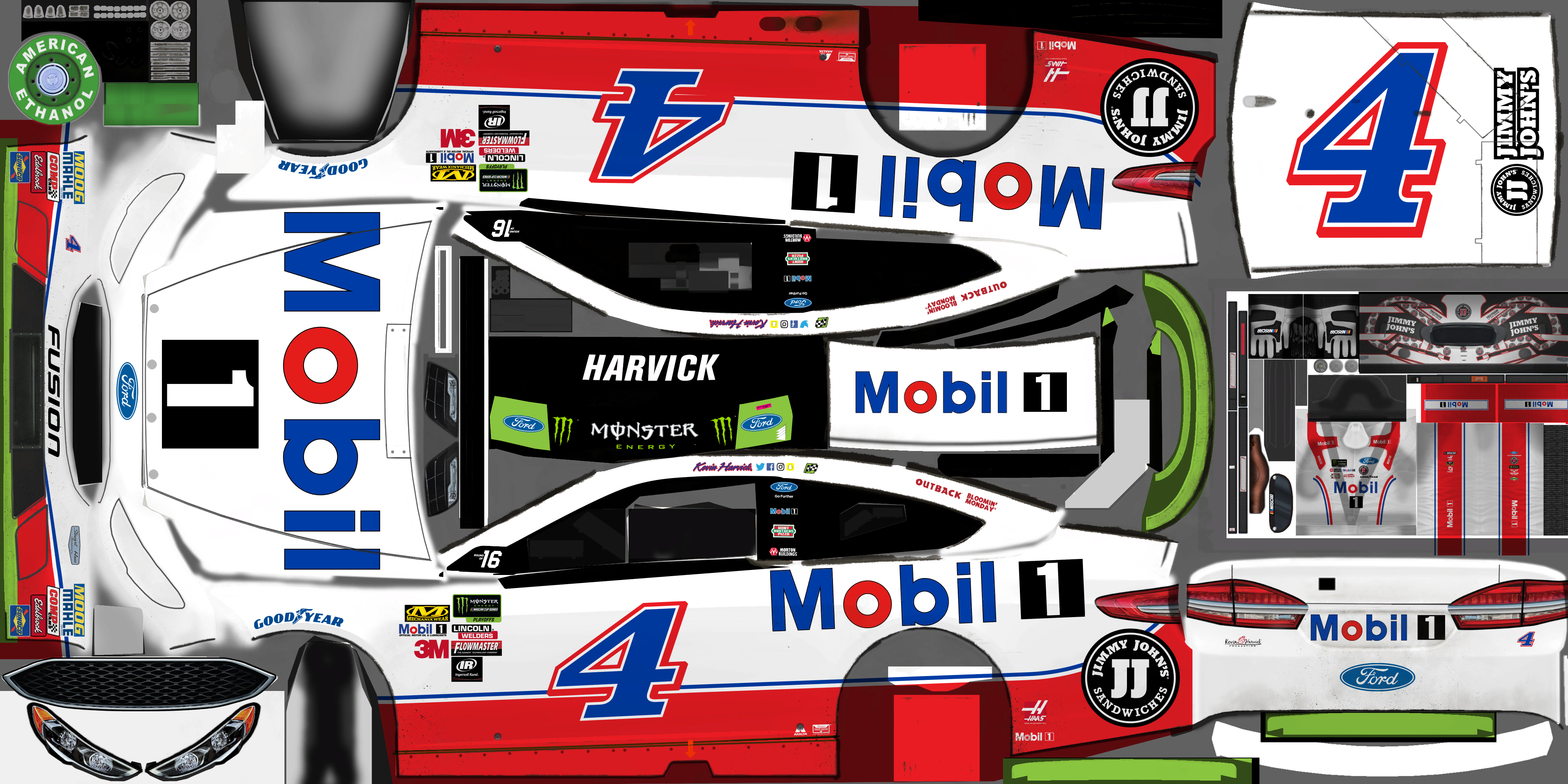 #4 Kevin Harvick (New Hampshire II)