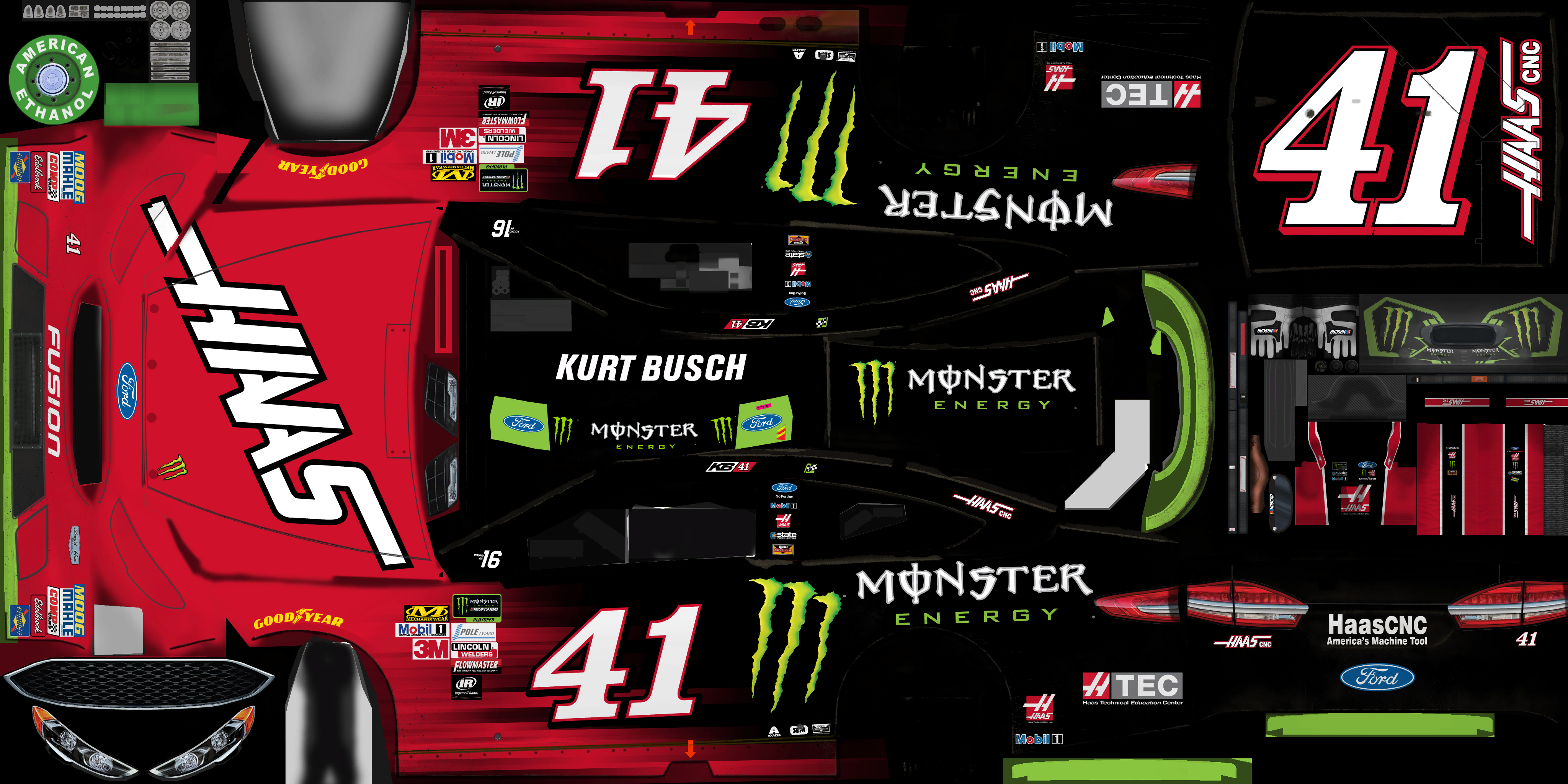 #41 Kurt Busch (New Hampshire II)