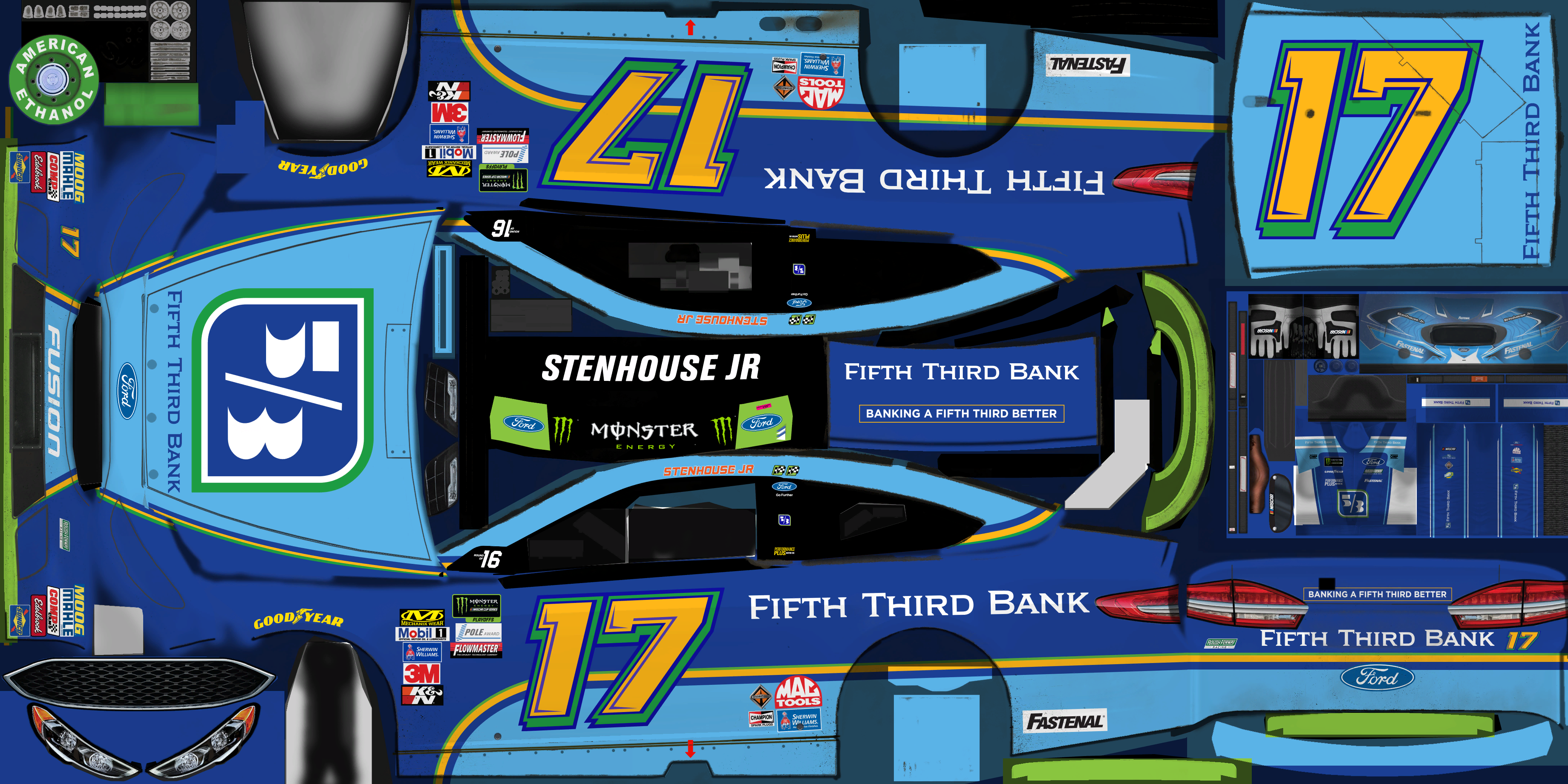 #17 Ricky Stenhouse Jr. (New Hampshire II)