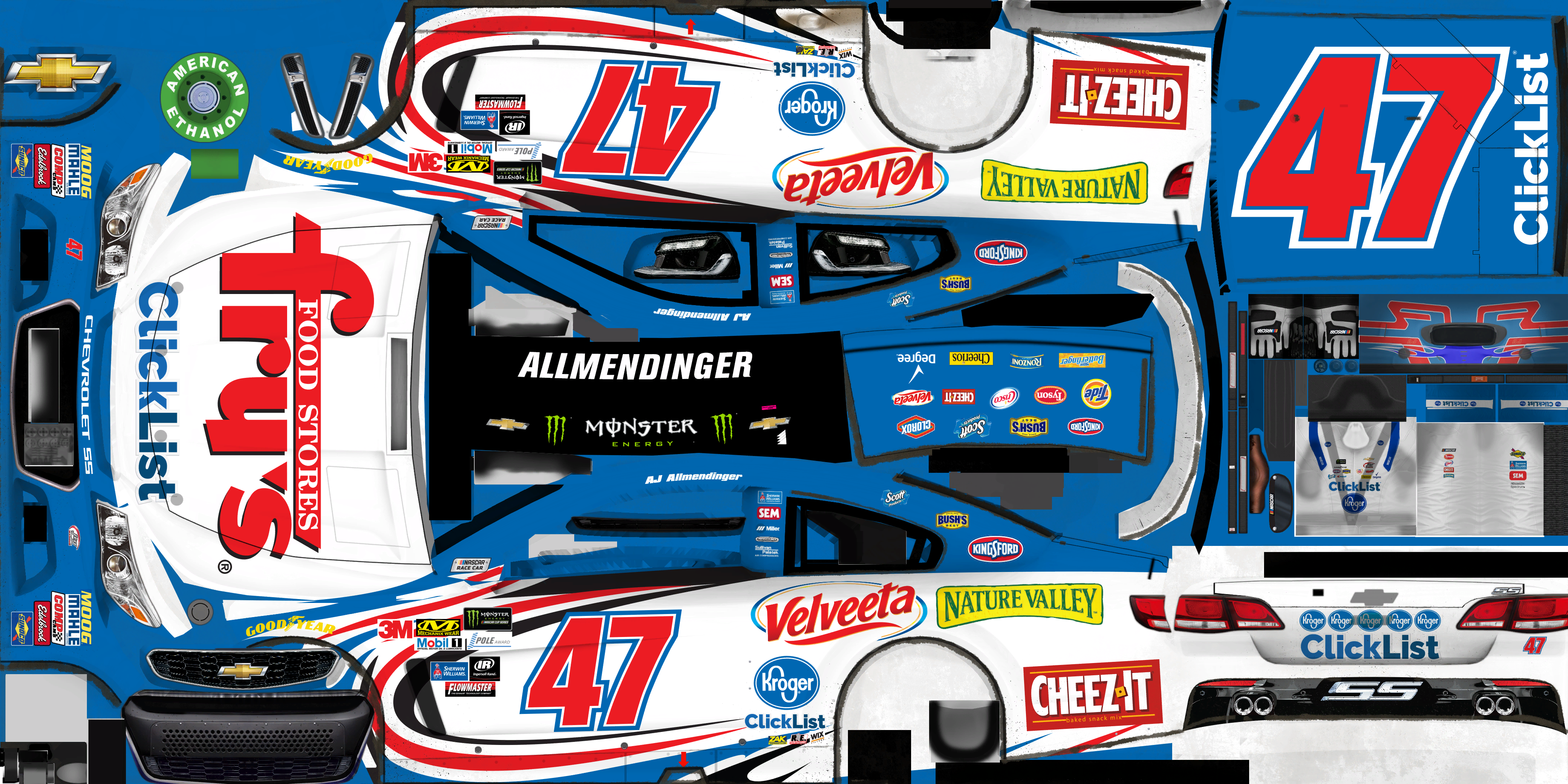 NASCAR Heat 2 - #47 A.J. Allmendinger (Phoenix)