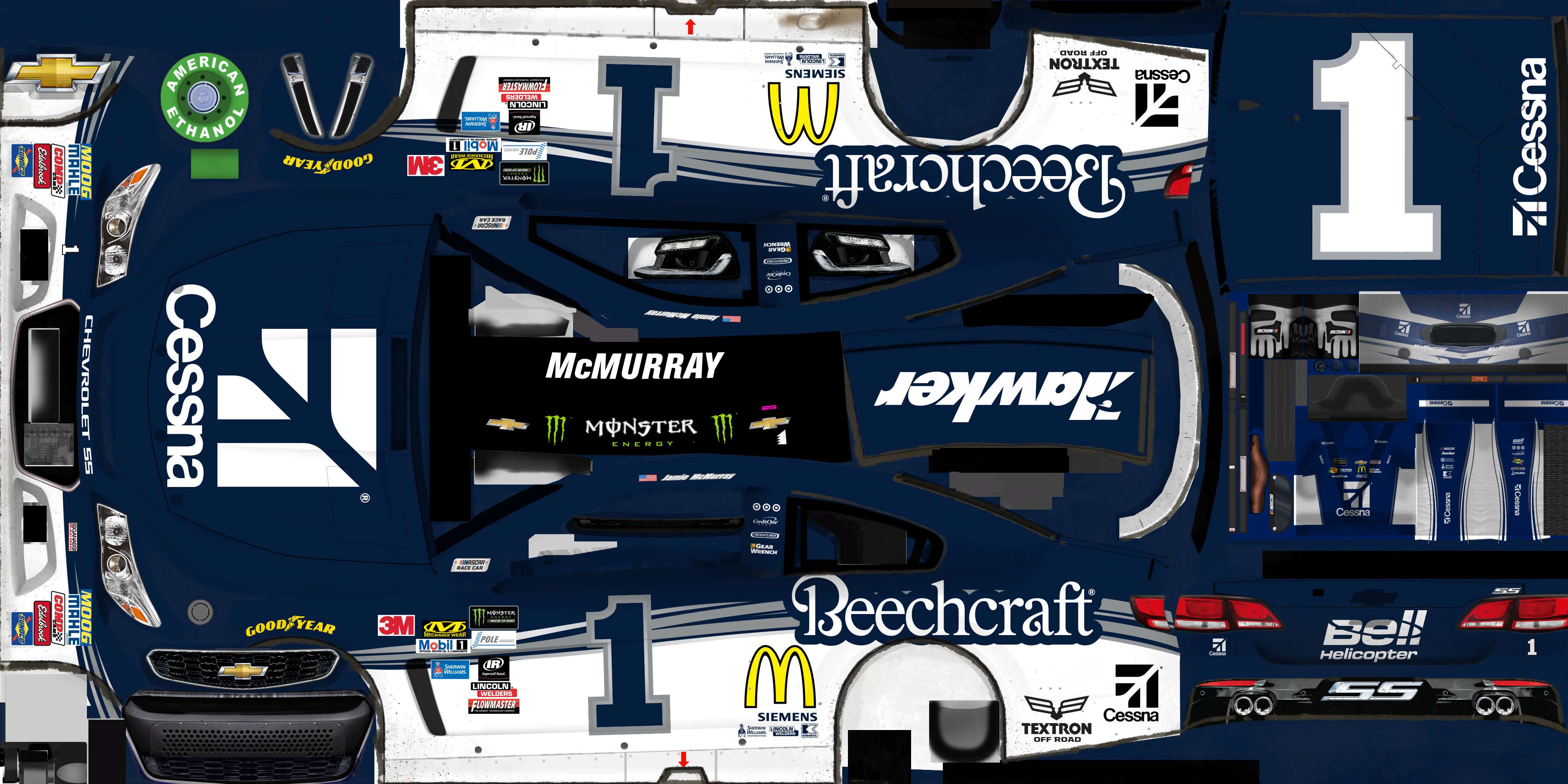 NASCAR Heat 2 - #1 Jamie McMurray (Phoenix)