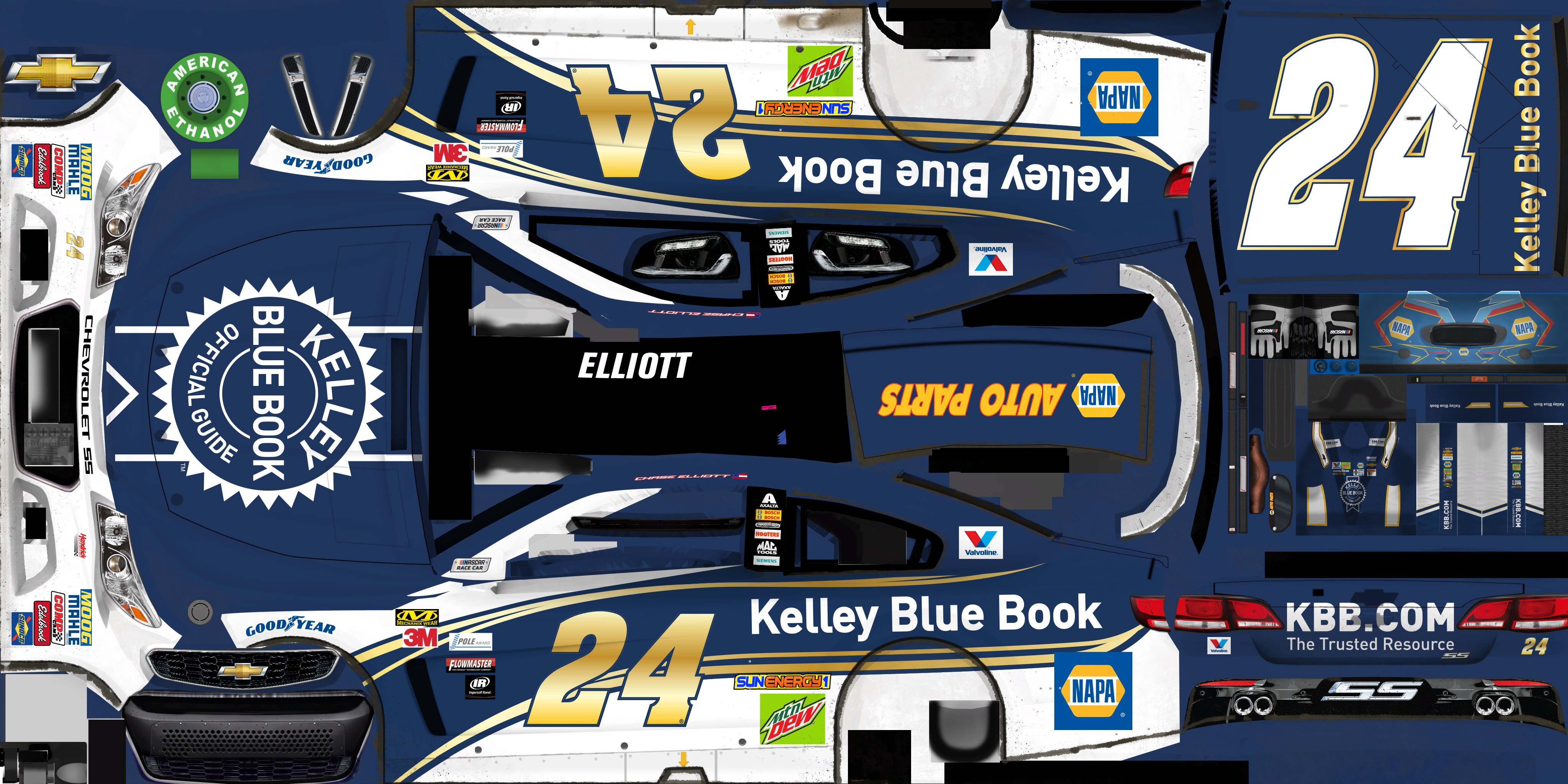 NASCAR Heat 2 - #24 Chase Elliott (Sonoma)