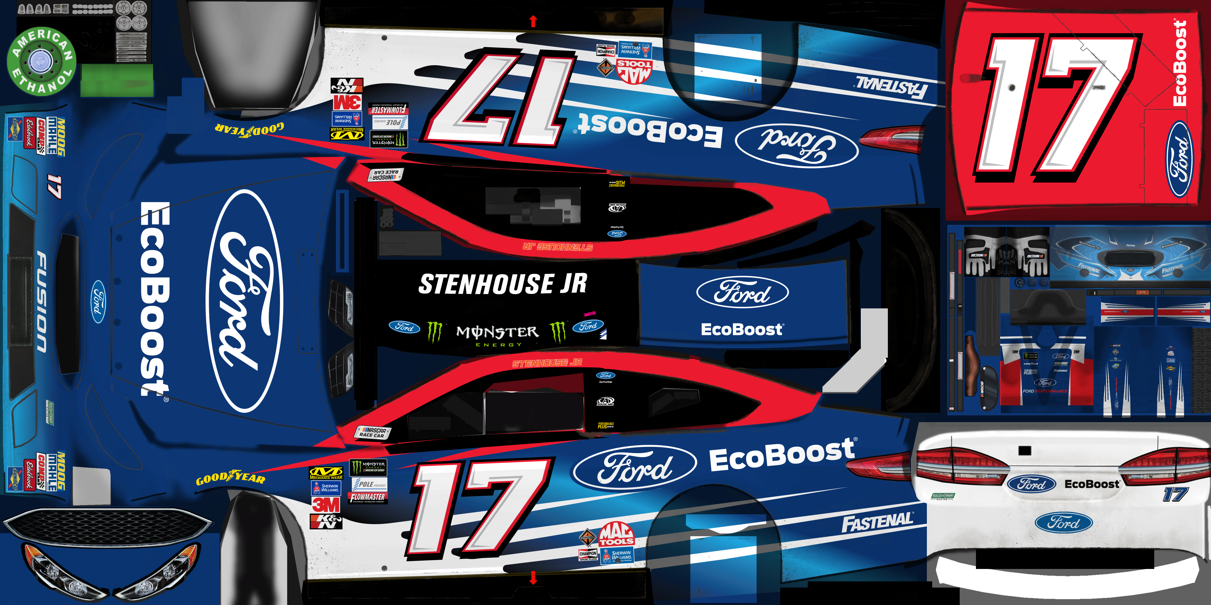 #17 Ricky Stenhouse Jr. (Texas)