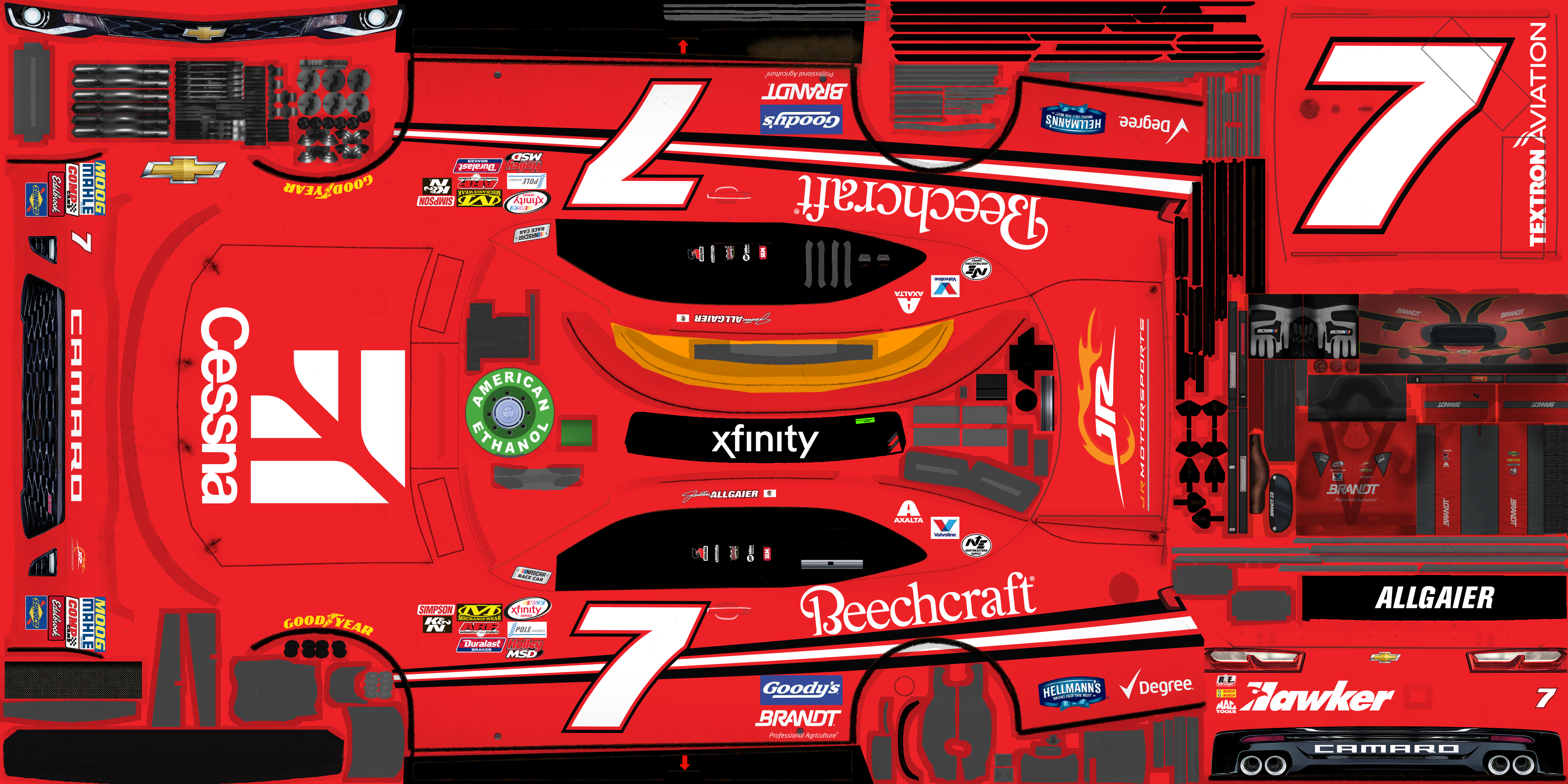 NASCAR Heat 2 - #7 Justin Allgaier (Dover)