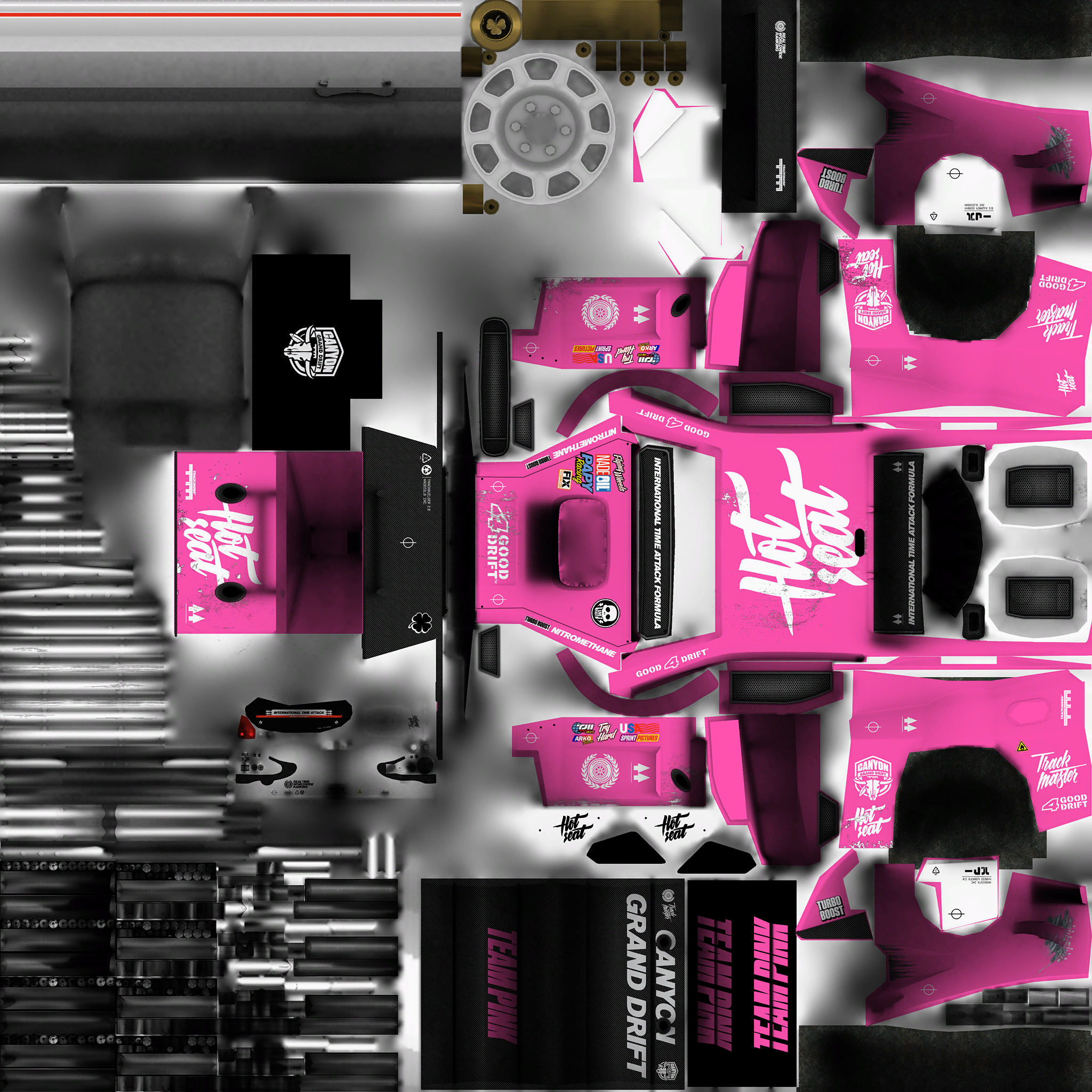 TrackMania Turbo - Hotseat Team Pink