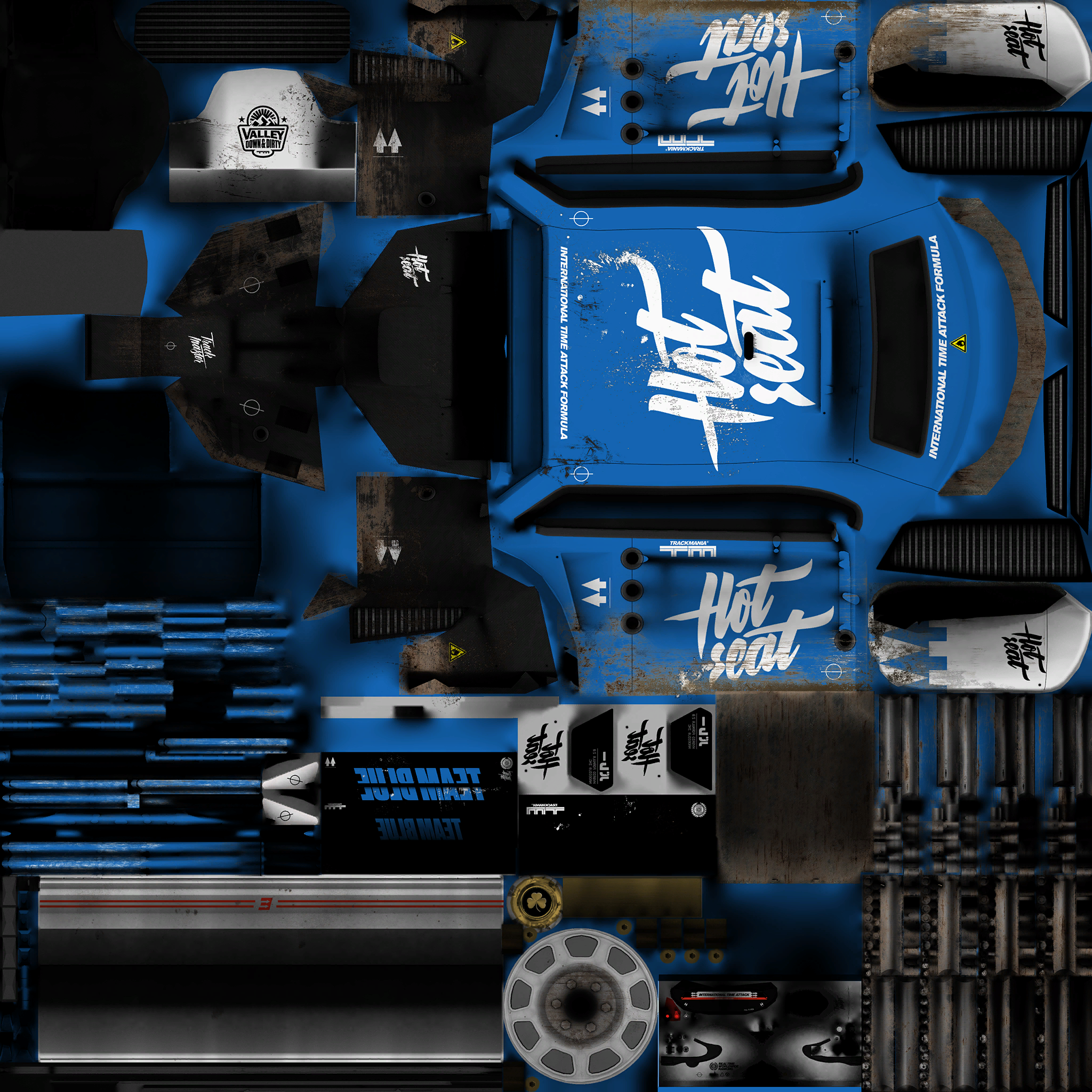 TrackMania Turbo - Hotseat Team Blue
