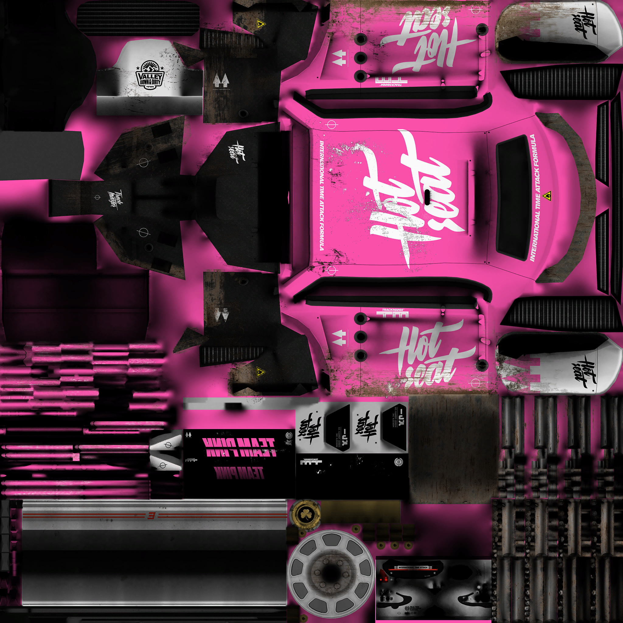 TrackMania Turbo - Hotseat Team Pink