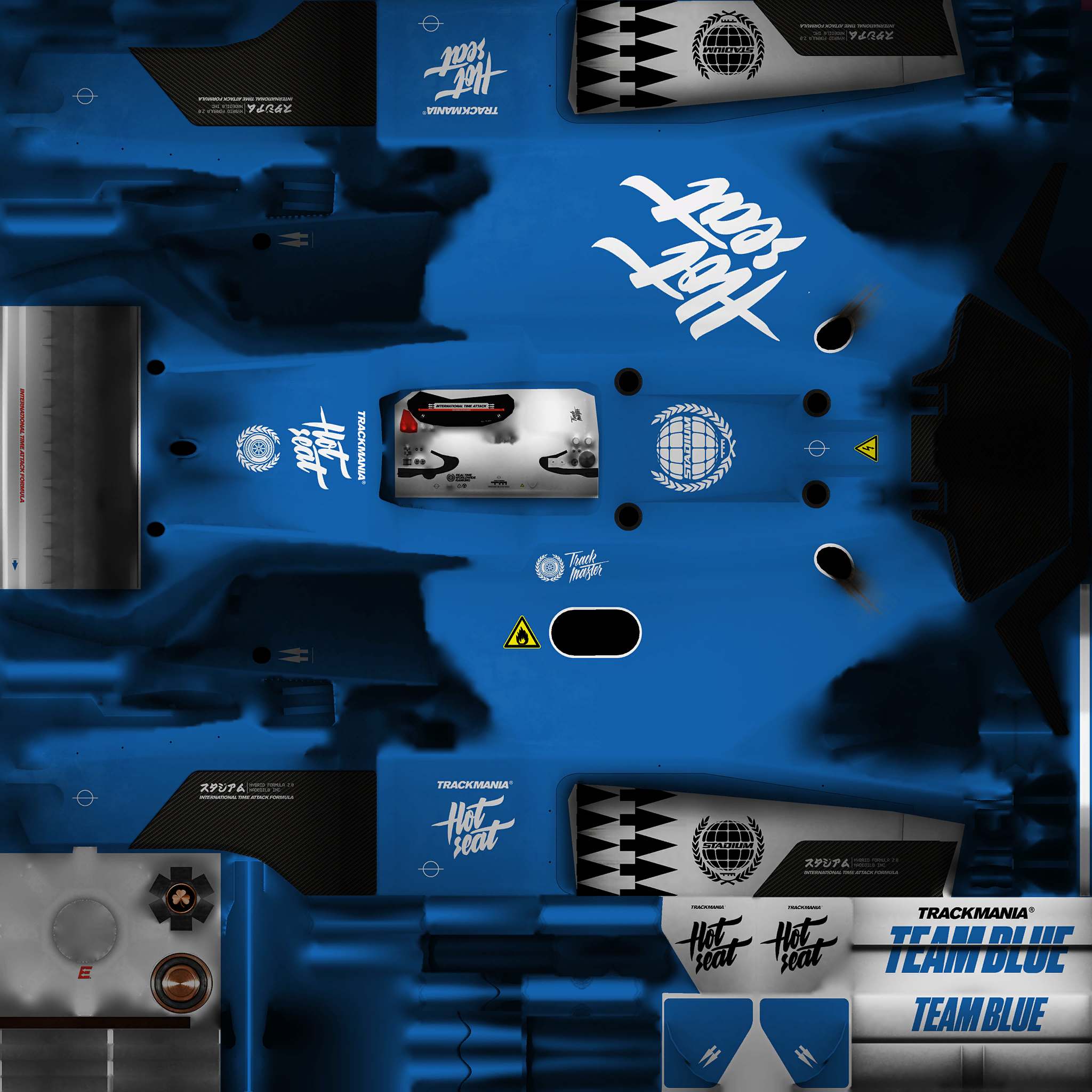 TrackMania Turbo - Hotseat Team Blue