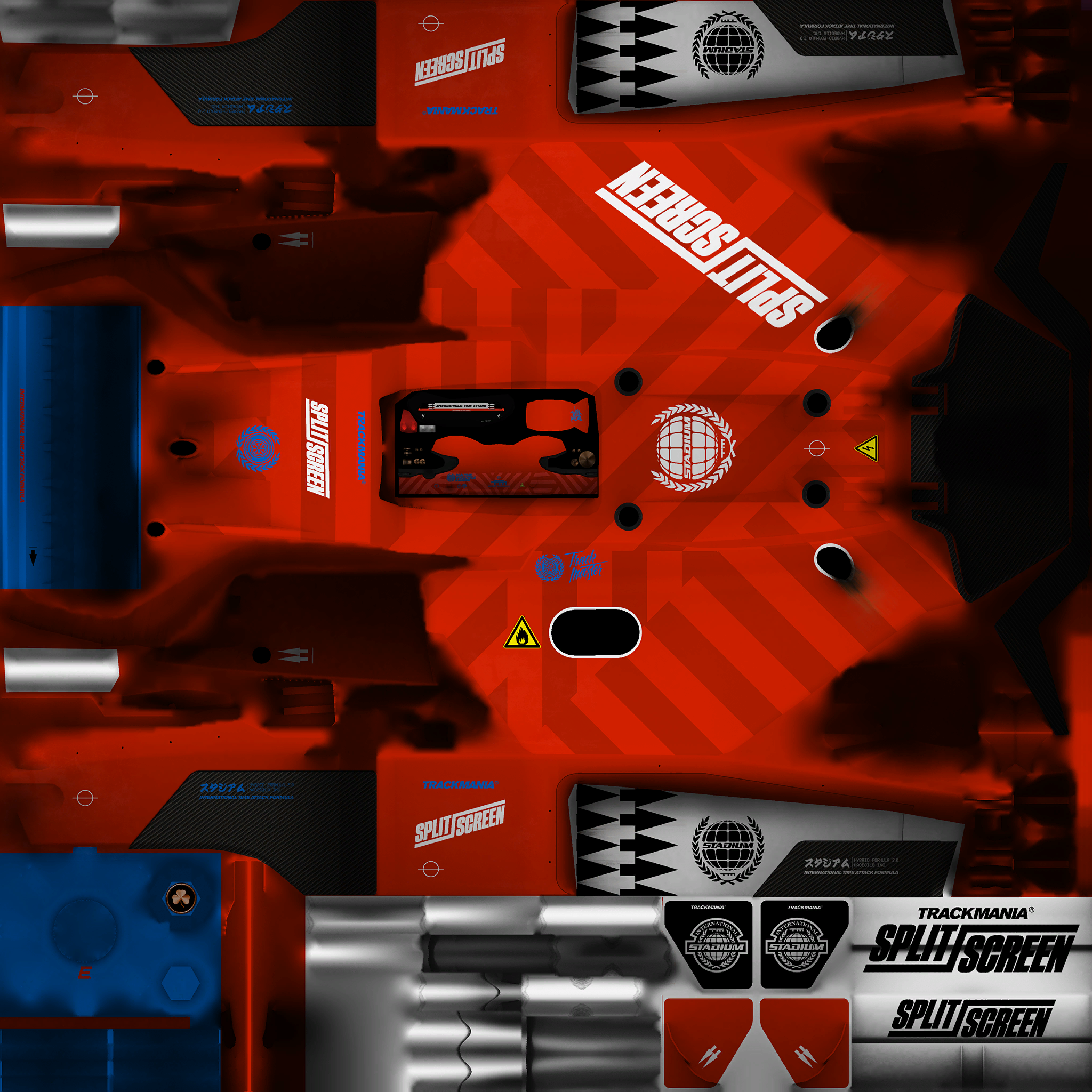 TrackMania Turbo - Splitscreen Red